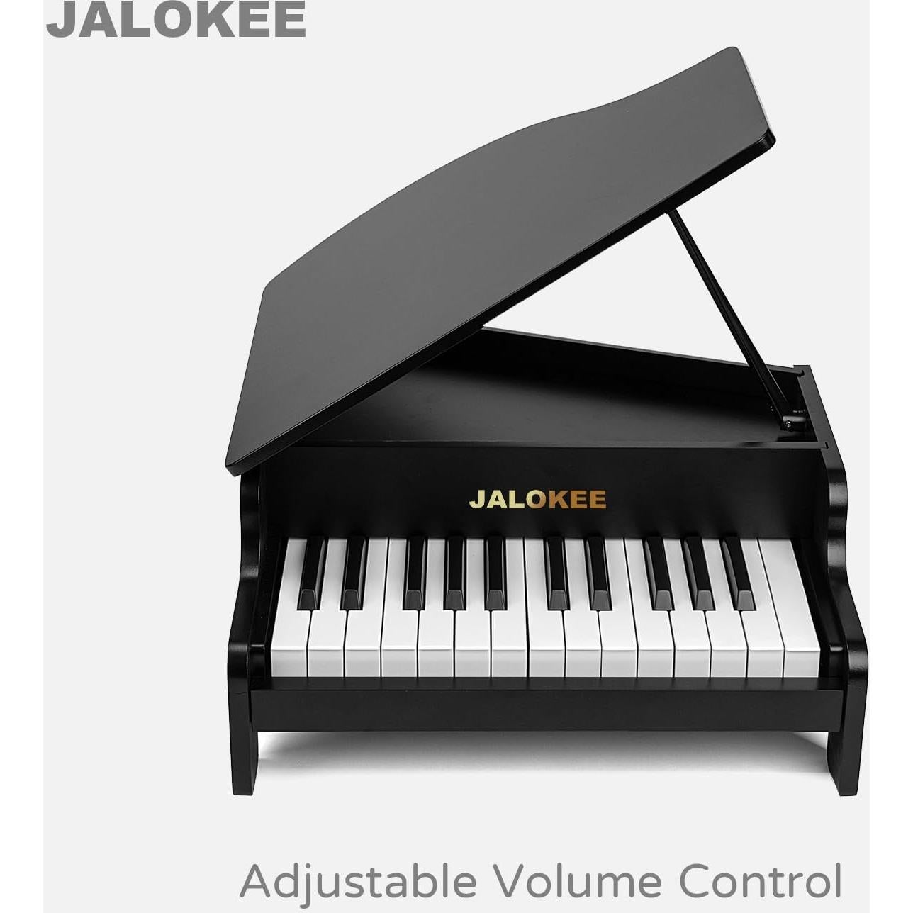 Teclado de Piano JALOKEE 25 Teclas de Madera para Niños