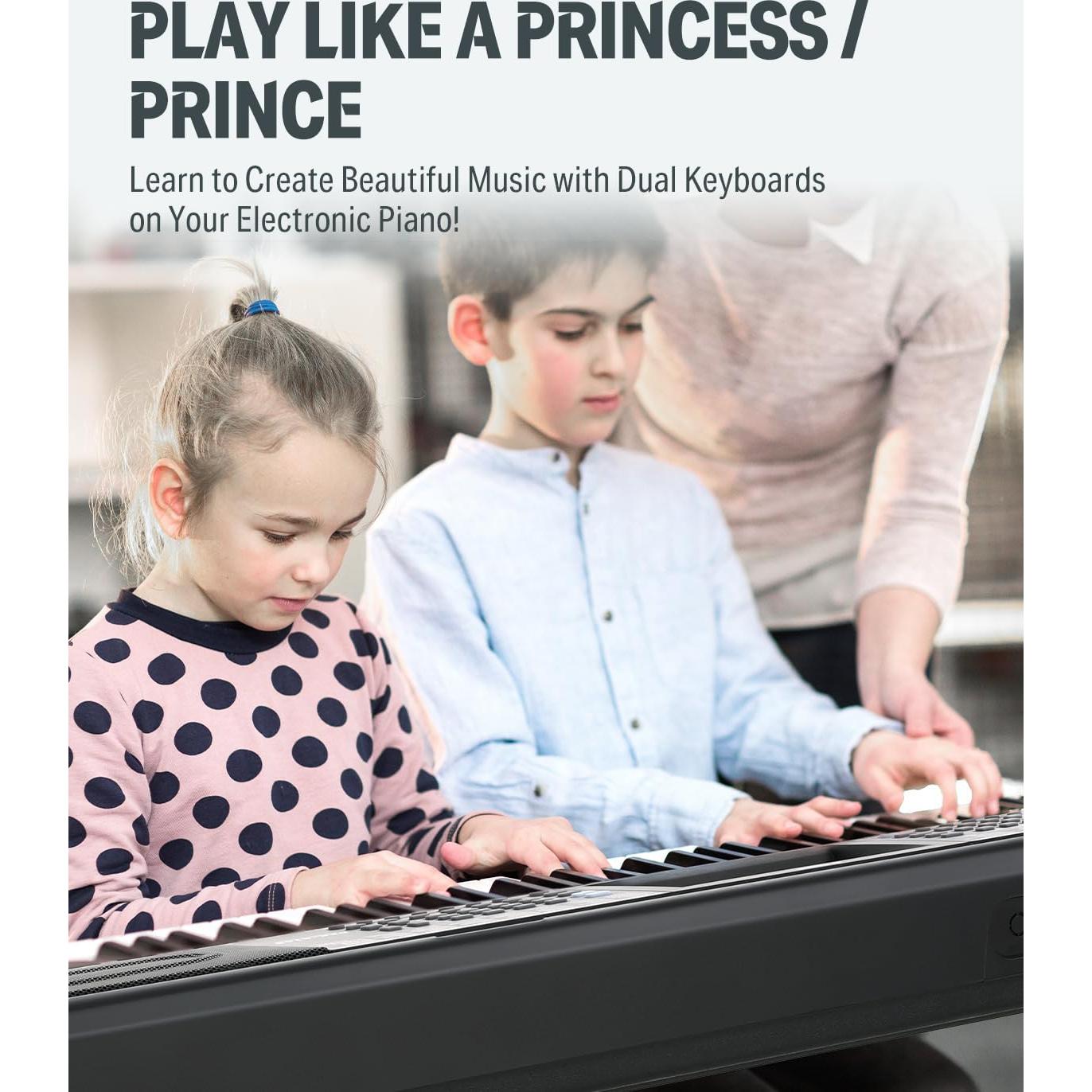 Piano Eléctrico Donner DEK-610S 61 Teclas con Kit Completo