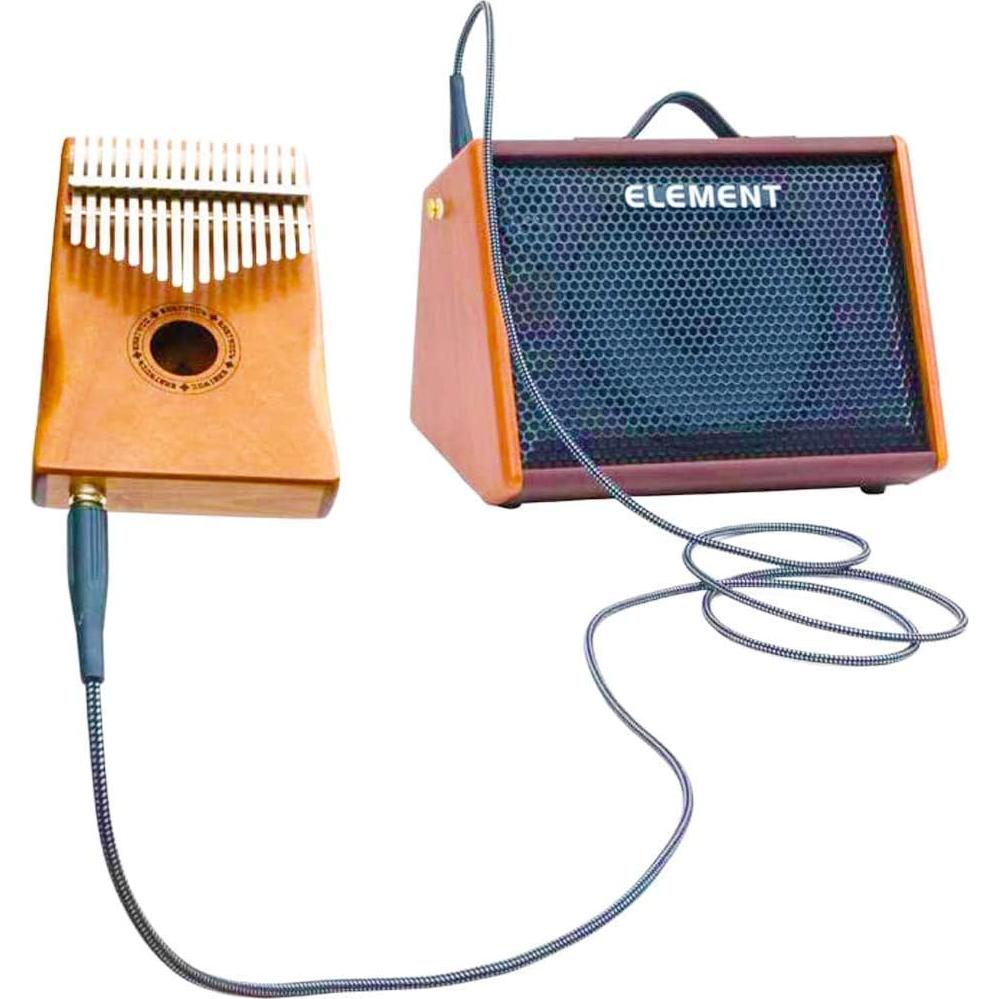 Kalimba Eléctrica EASTROCK 17 Teclas Caoba con Pickup