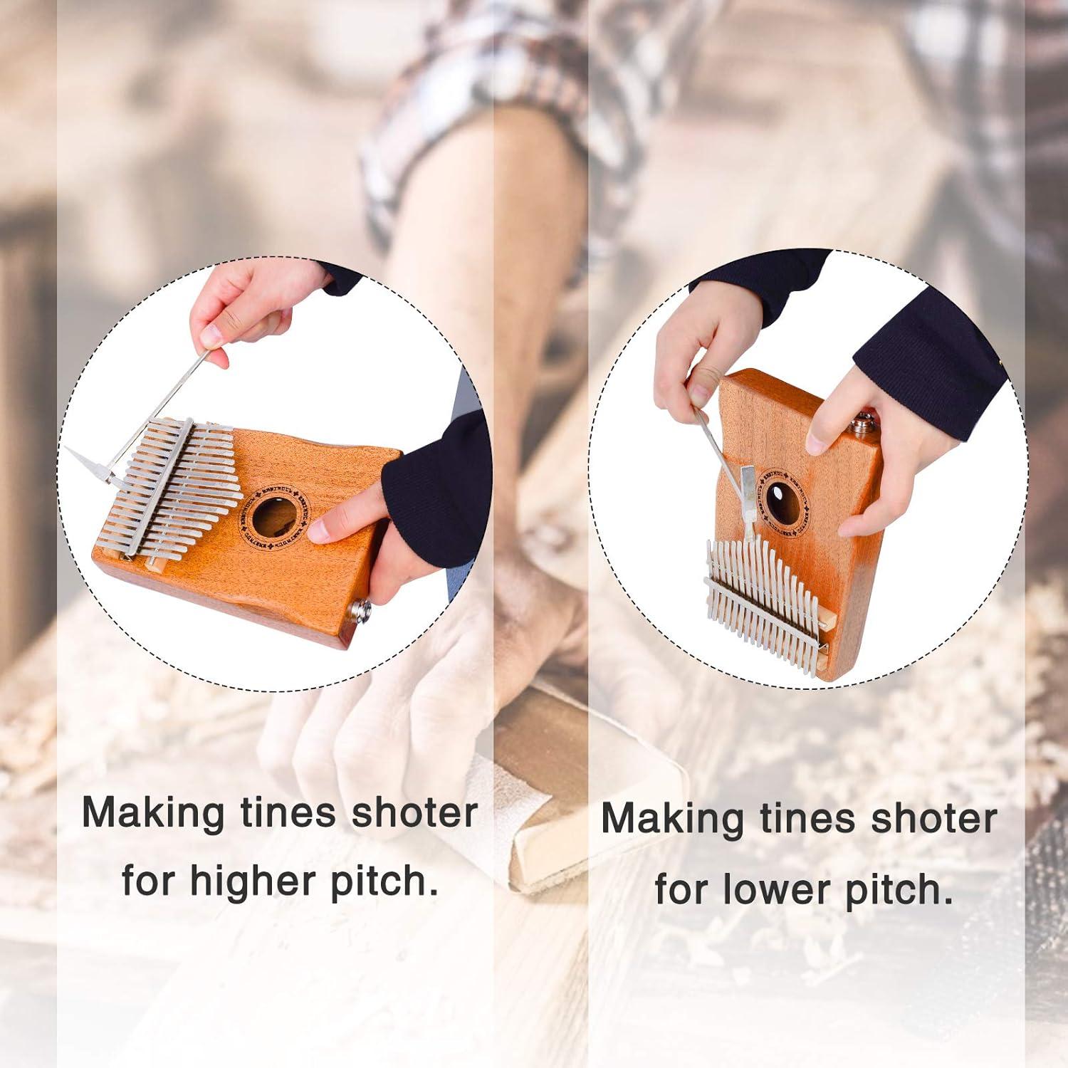 Kalimba Eléctrica EASTROCK 17 Teclas Caoba con Pickup