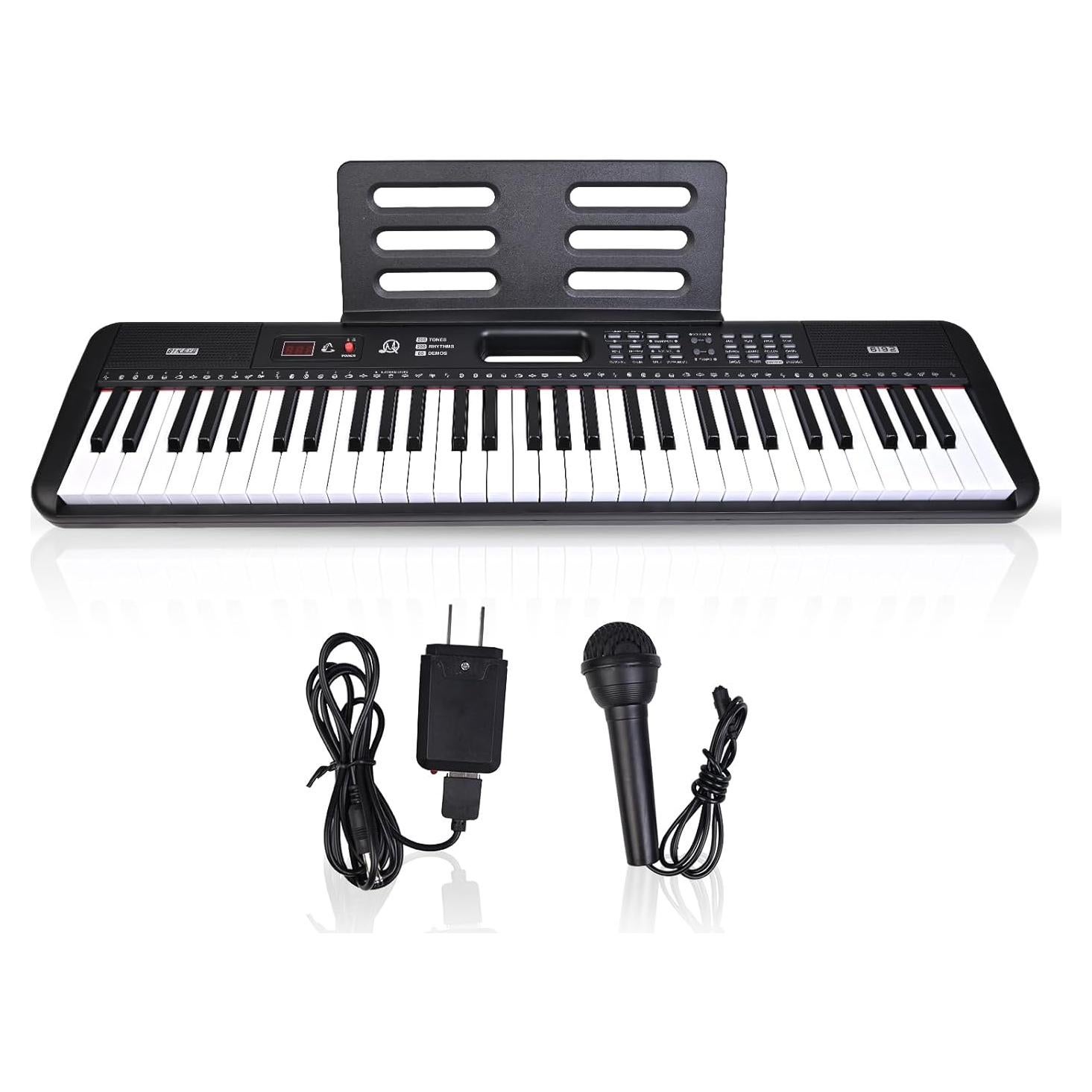 Teclado Electrónico Musoner RM-Musoner-61 con Micrófono