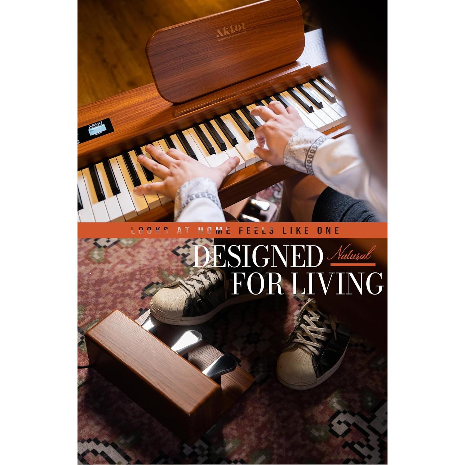 Piano Digital AKLOT AUR-LS01 88 Teclas con Pantalla Táctil