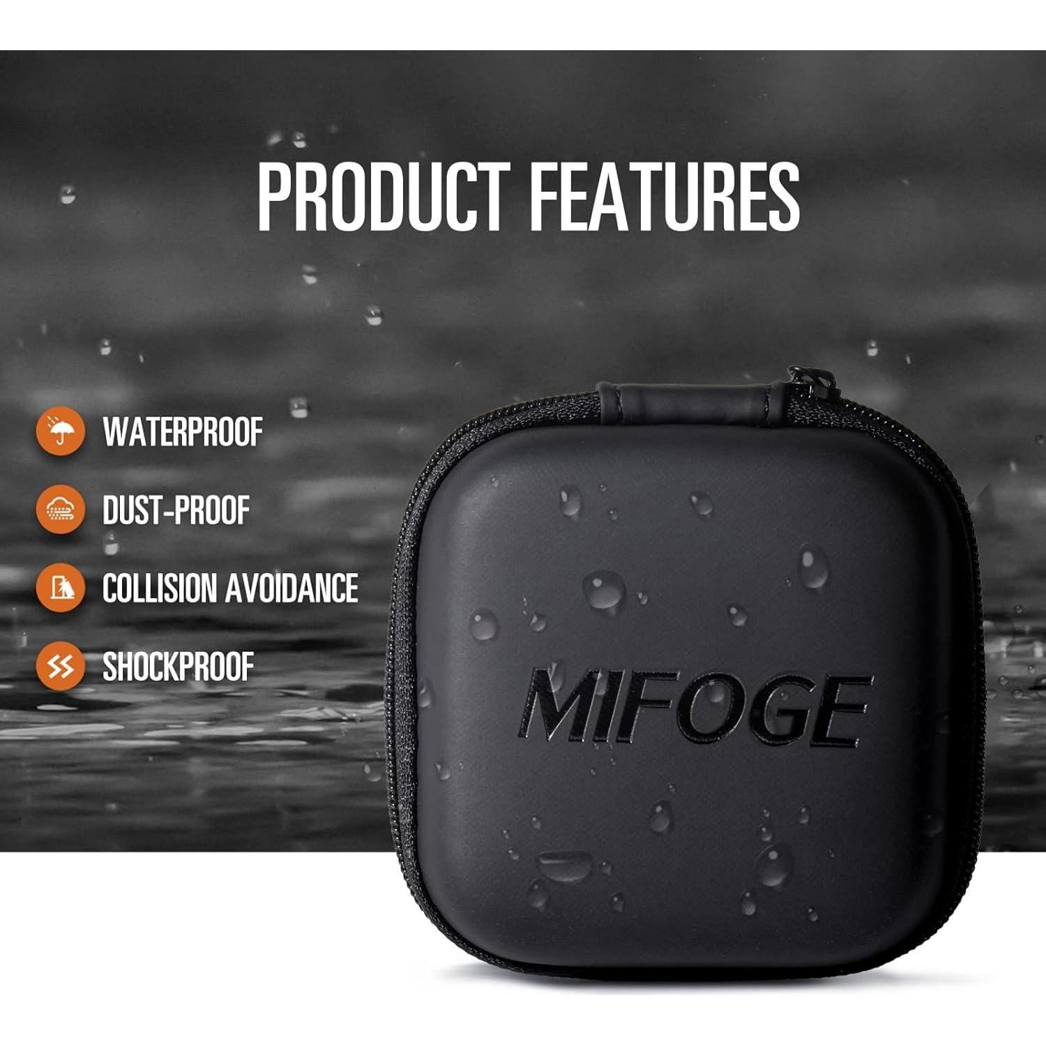 Mini Kalimba MIFOGE 8 Teclas de Madera con Lanyard y Caja