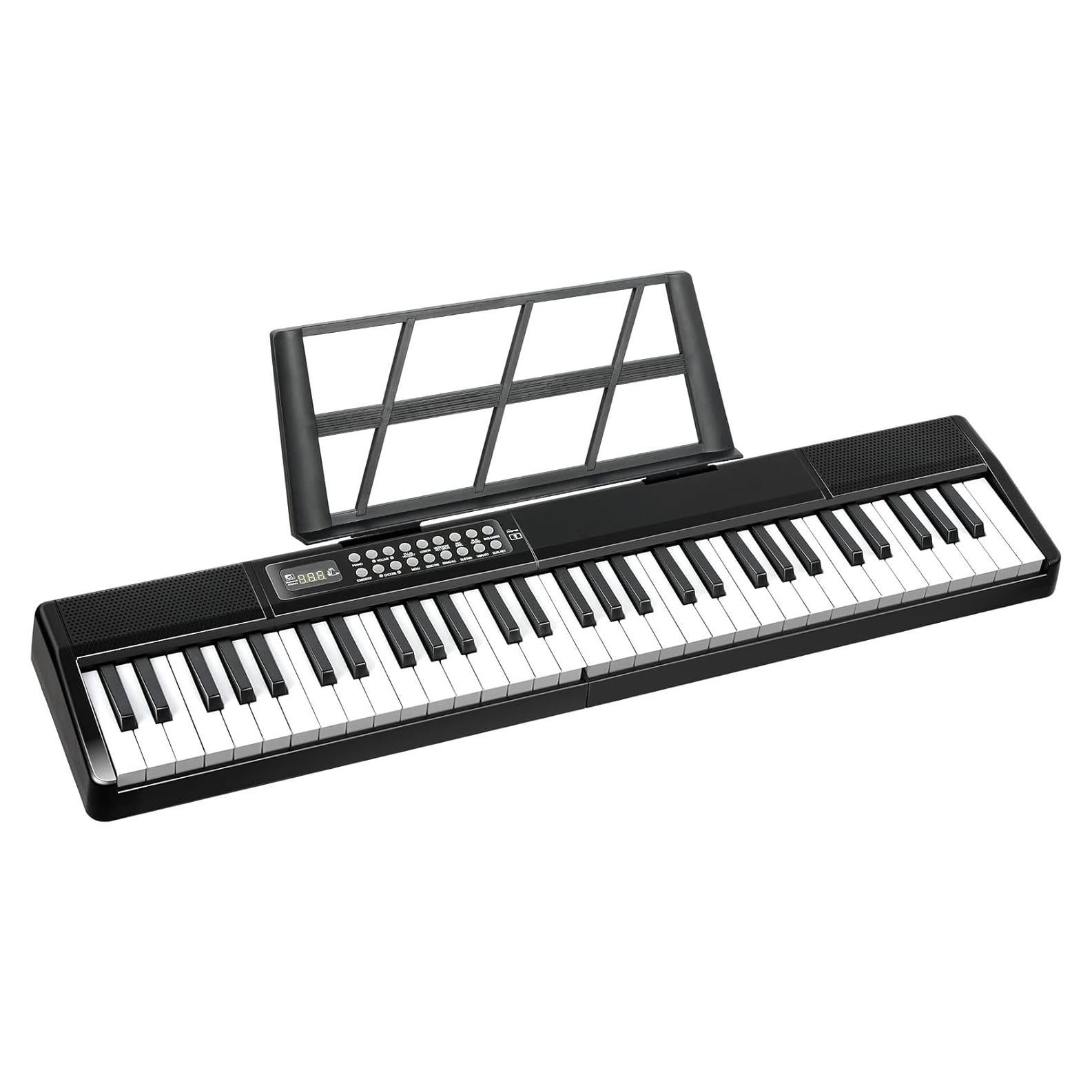 Teclado Electrónico Compacto 61 Teclas VEIYOUMO Piano-889P