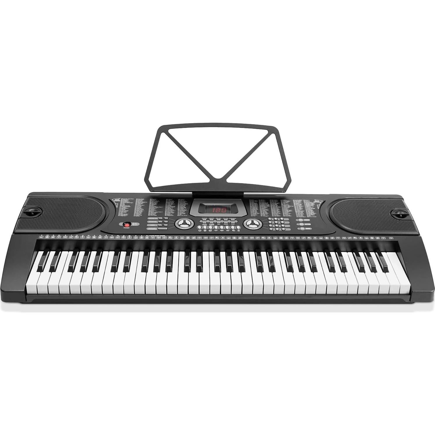 Teclado Electrónico Portátil Genérico 61 Teclas Negro