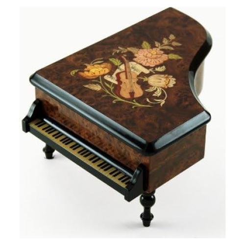 Caja de Música Piano de Cola MusicBoxAttic 30 Notas Olmo