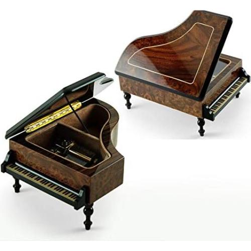 Caja de Música Clásica Piano de Cola MusicBoxAttic 30 Notas