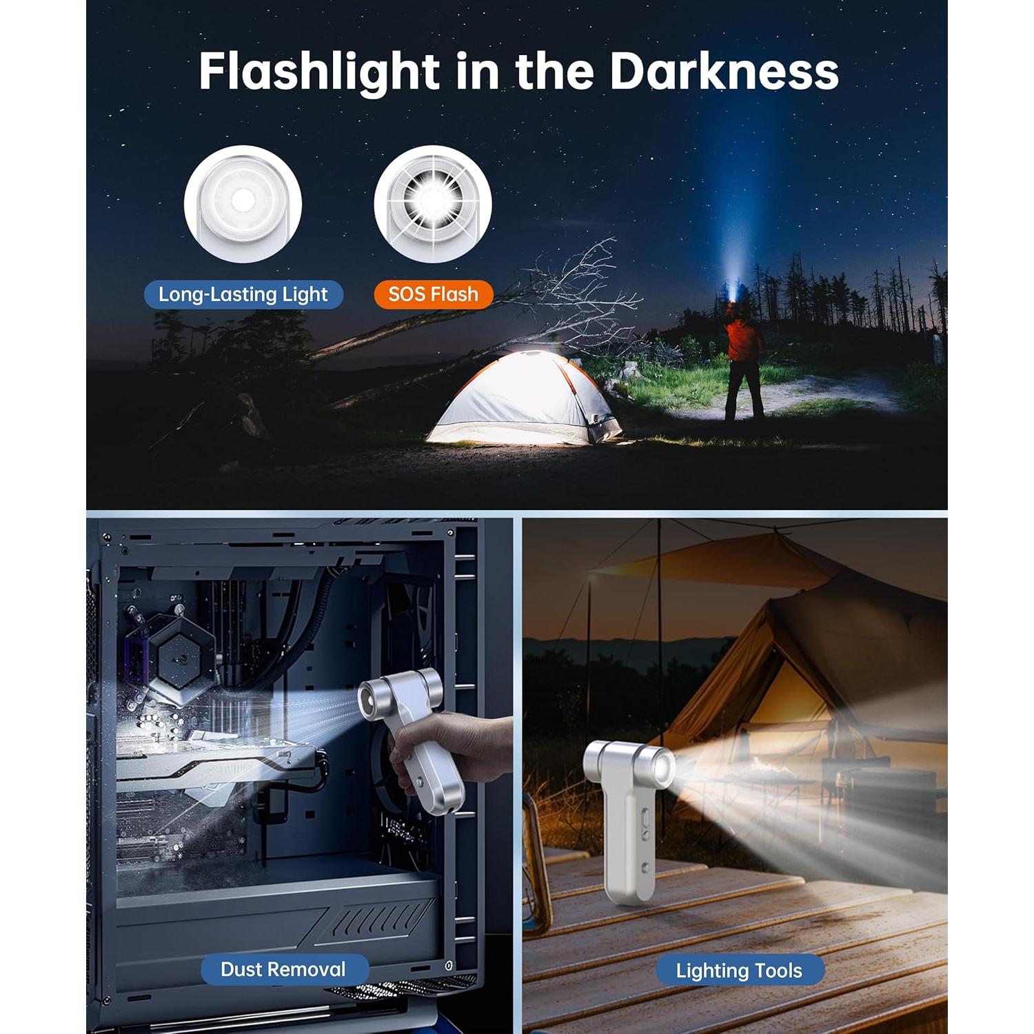 Soplador de Aire Comprimido ZAPOGO T-6 Inalámbrico 54 m/s