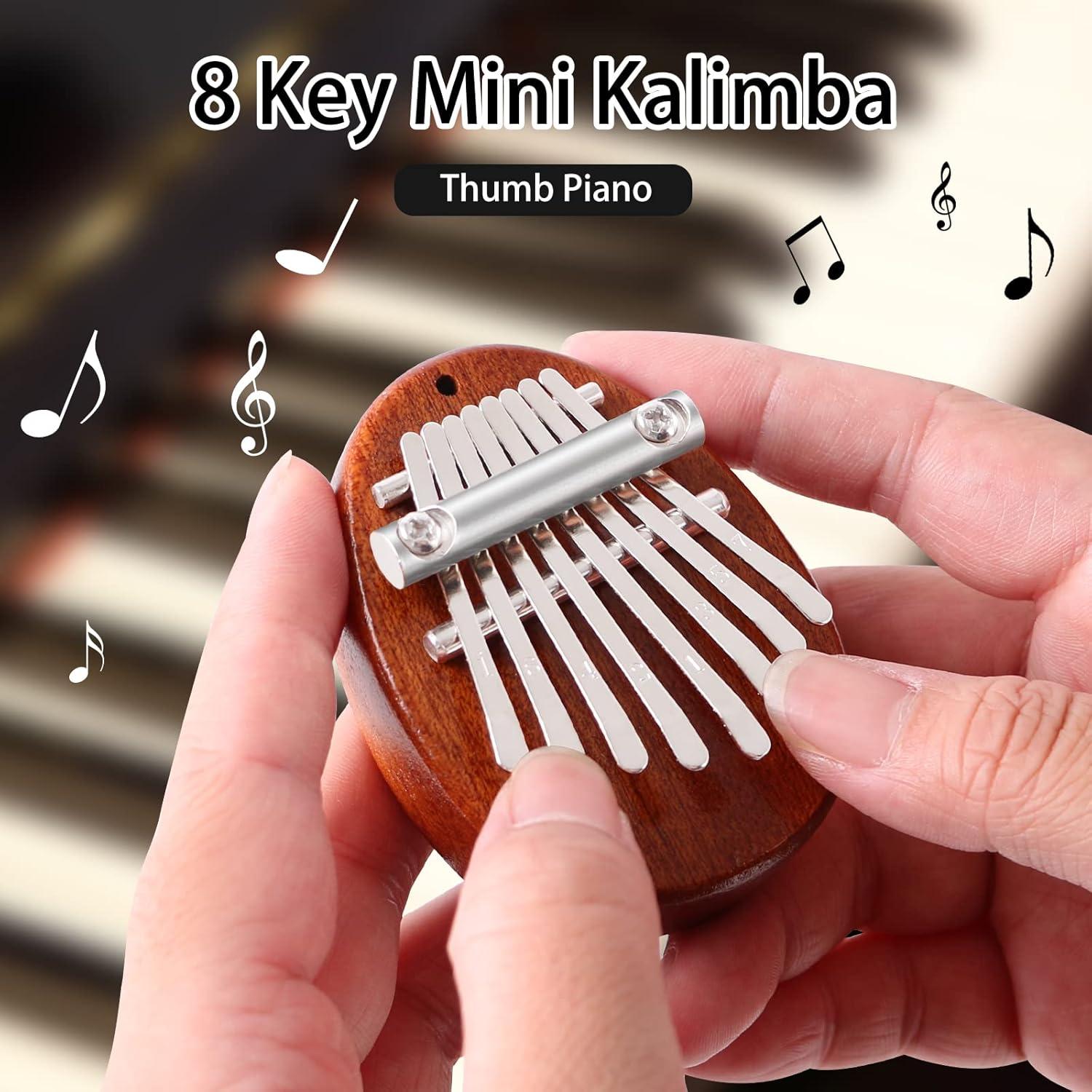 Kalimba Mini de 8 Teclas EASTROCK con Estuche y Colgante