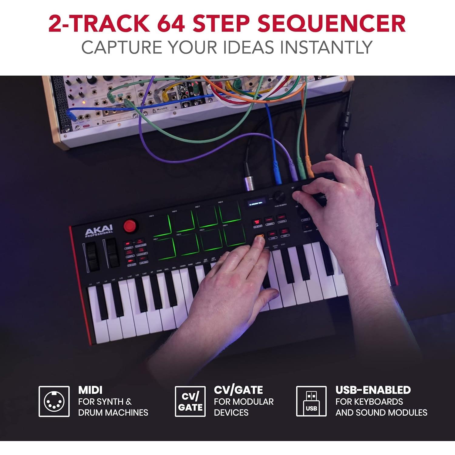 Paquete Estudio Grabación Akai MPK Mini Plus + M-Audio AIR 192x4