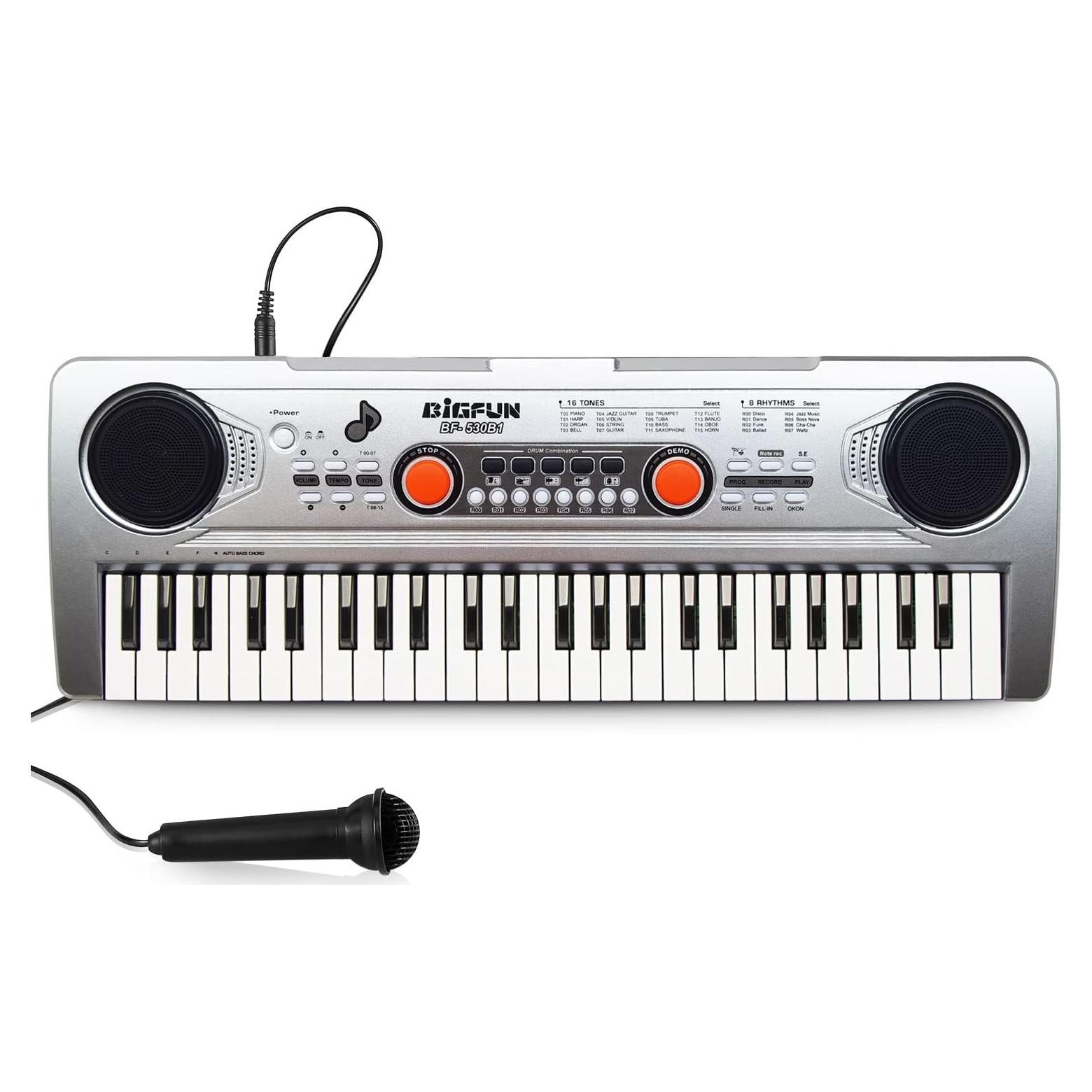 Teclado Piano Electrónico Raimy 49 Teclas para Niños 3-9 Años