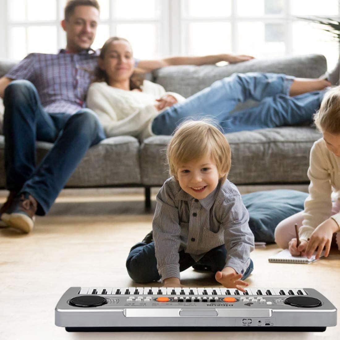 Teclado Piano Electrónico Raimy 49 Teclas para Niños 3-9 Años