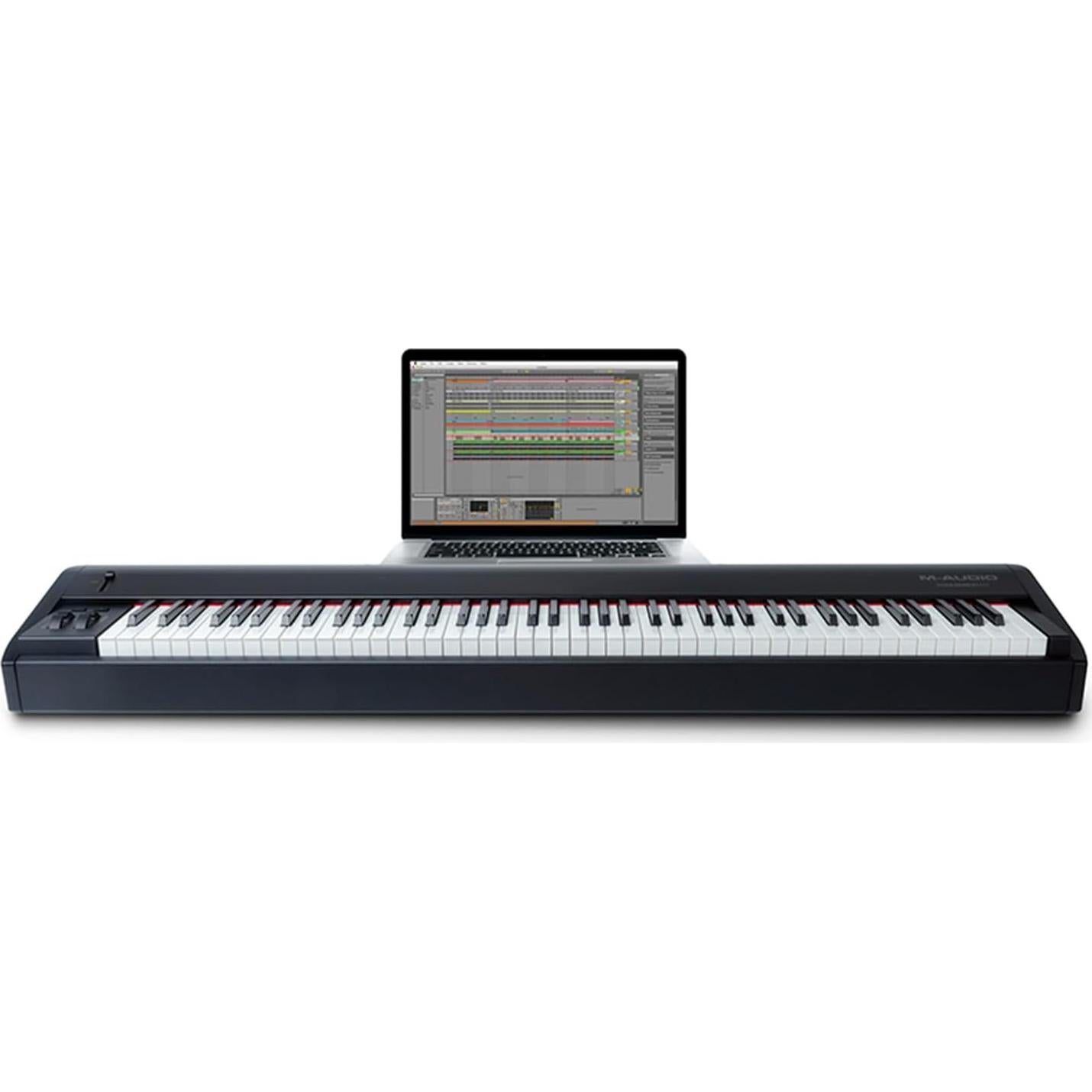 Controlador MIDI USB M-AUDIO Hammer 88 con 88 Teclas Ponderadas