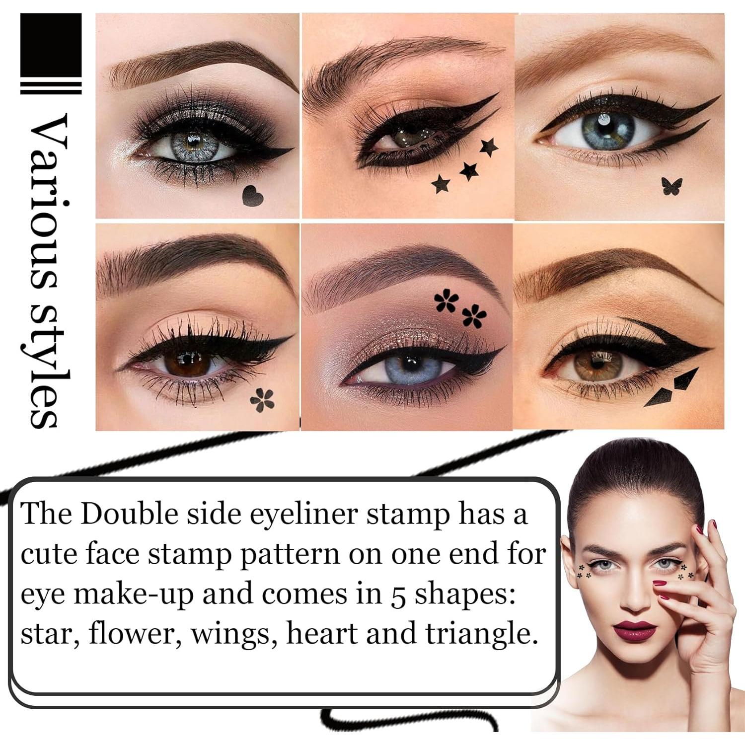 Sello de Delineador de Ojos Doble Cara XMXueMei - 5 Piezas