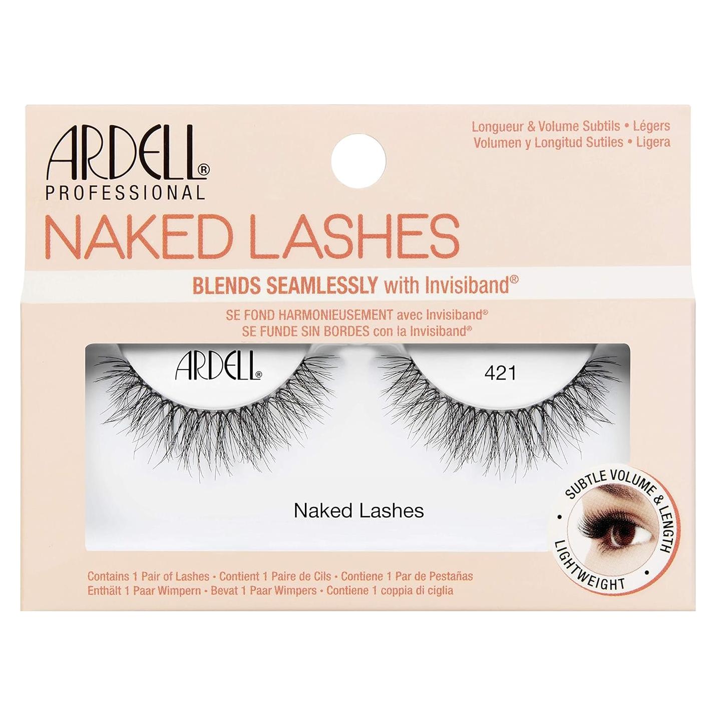 Pestañas Ardell Naked Lashes 421 - 5 Pares Negras