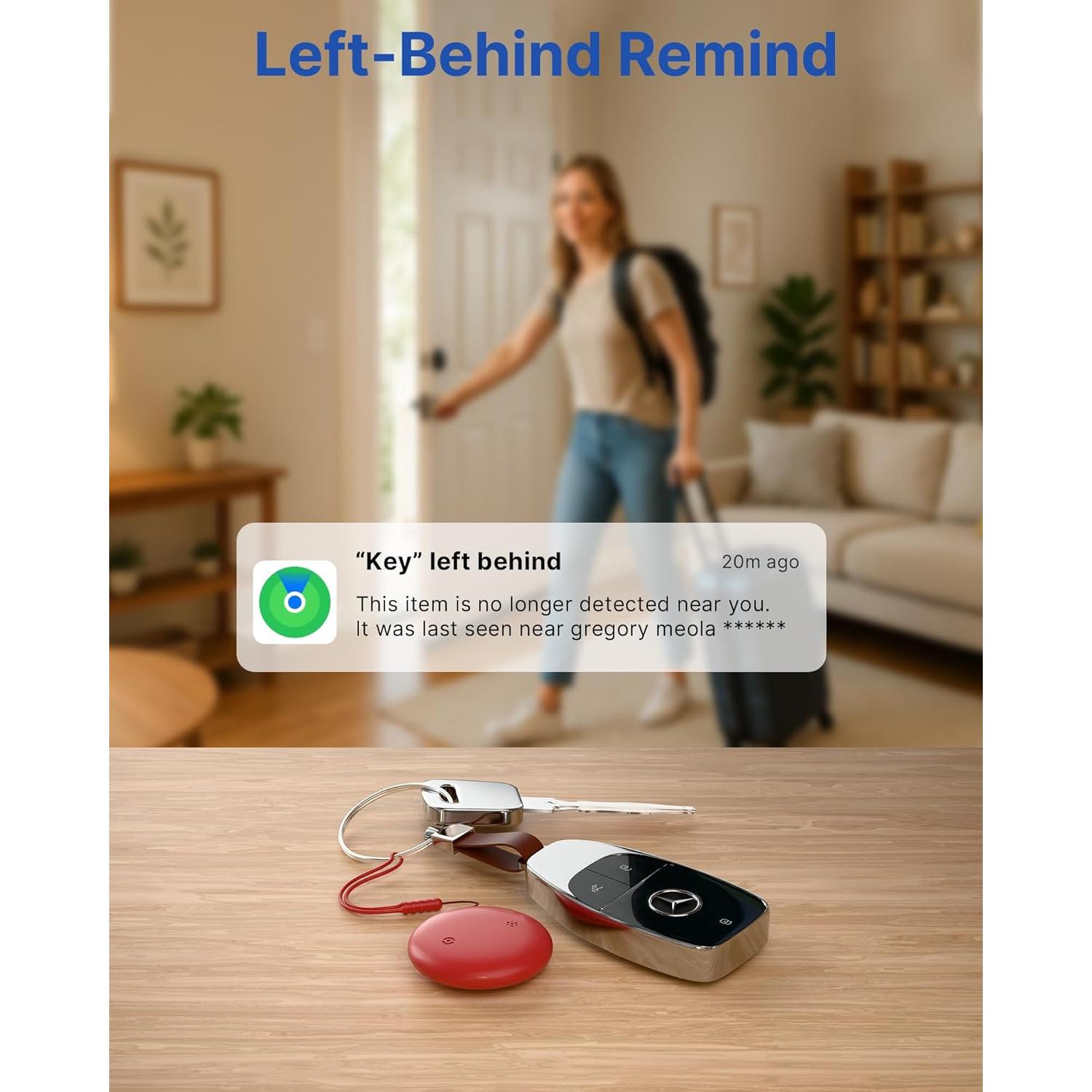 Localizador Bluetooth Aircovered 4 Pack - Compatible con Apple Find My