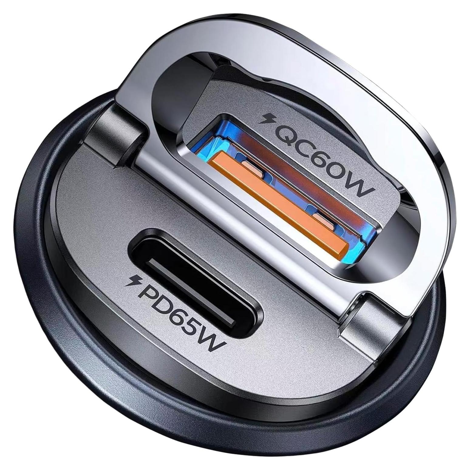 Cargador de coche USB C MRGLAS 125W carga rápida iPhone 16