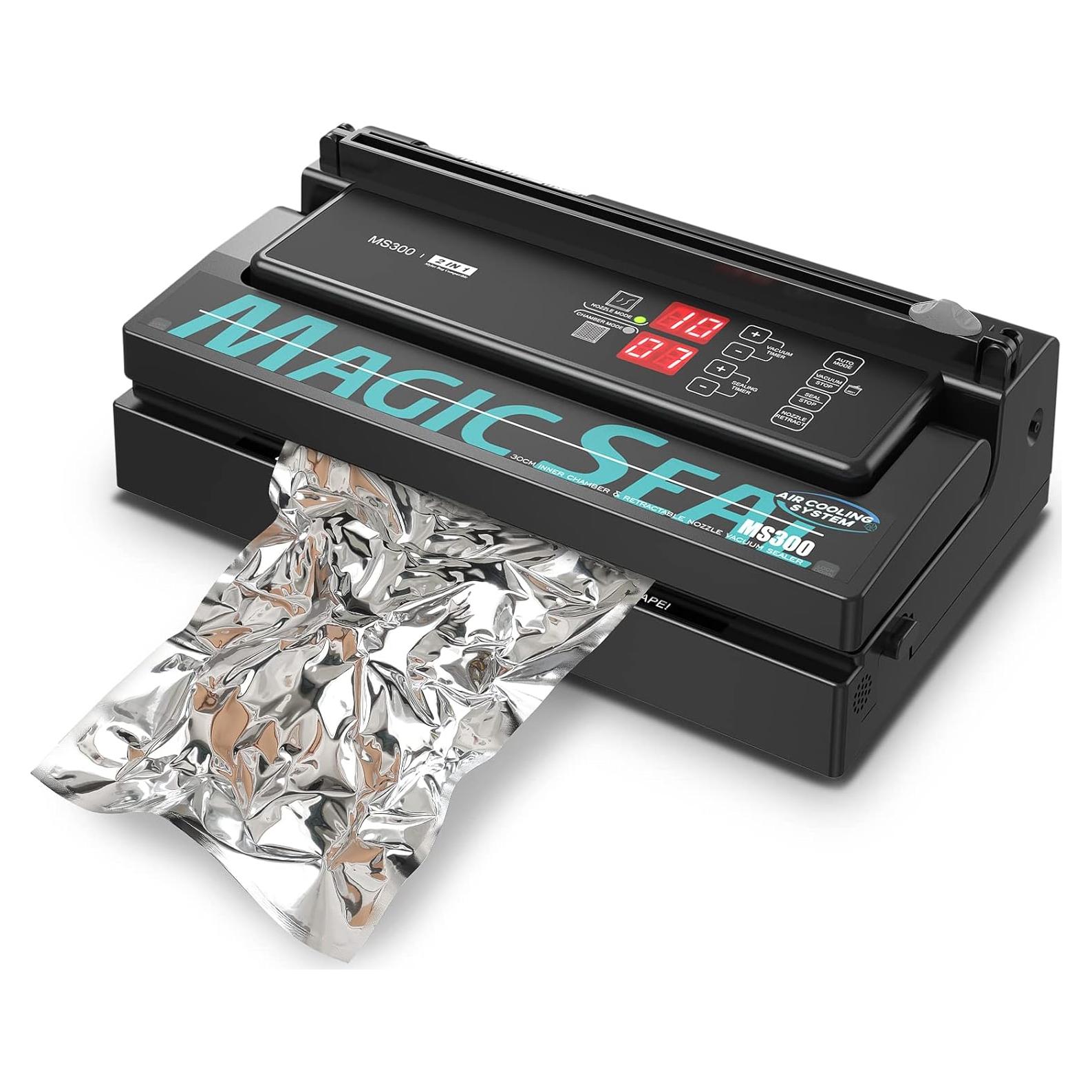 Sellador al Vacío MAGIC SEAL MS300 Doble Bomba 8mm