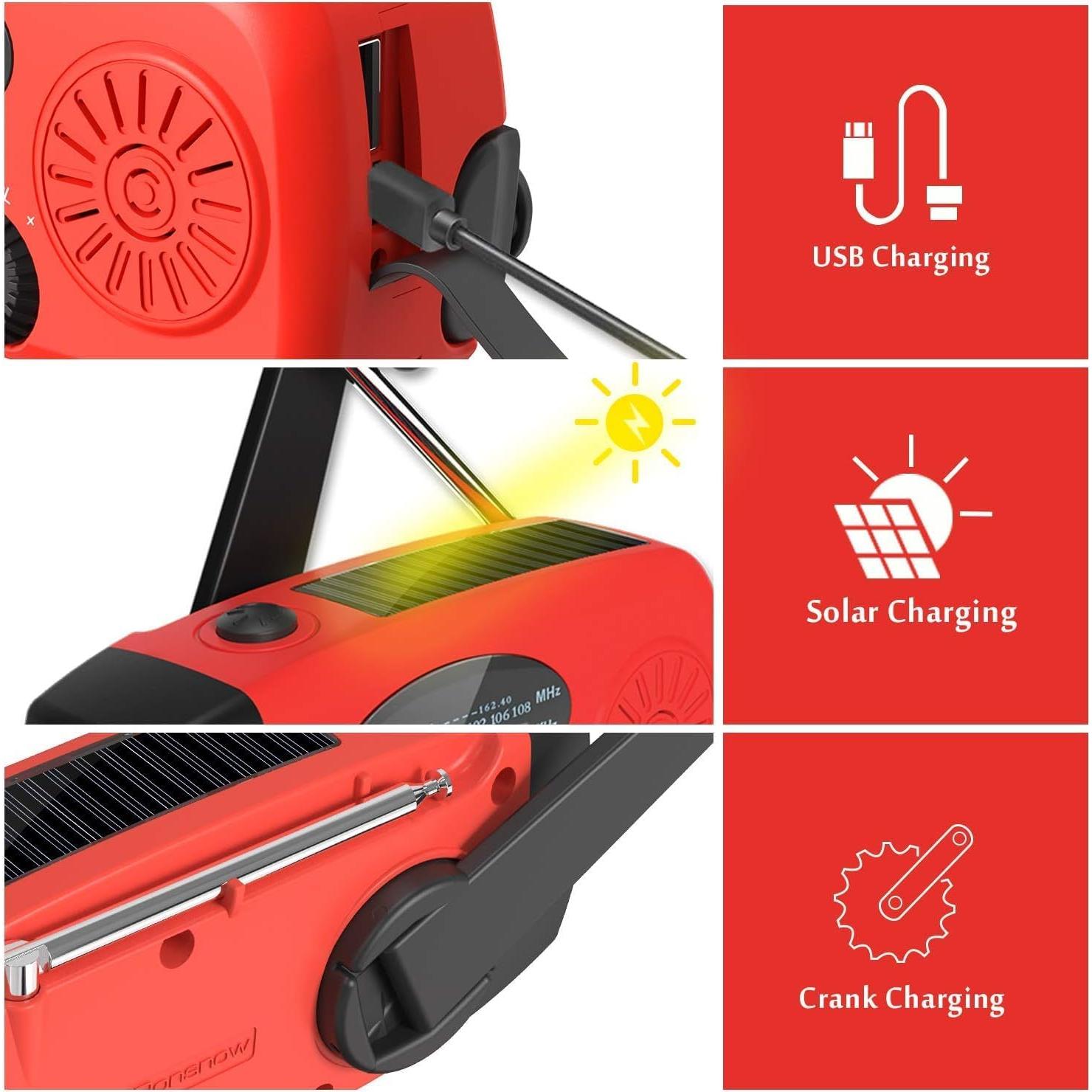 Radio de Emergencia Meteorológica iRonsnow ALERTSYNC 5000mAh