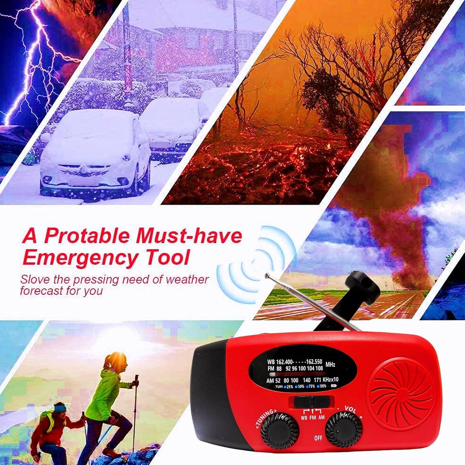 Radio de Emergencia Meteorológica iRonsnow ALERTSYNC 5000mAh