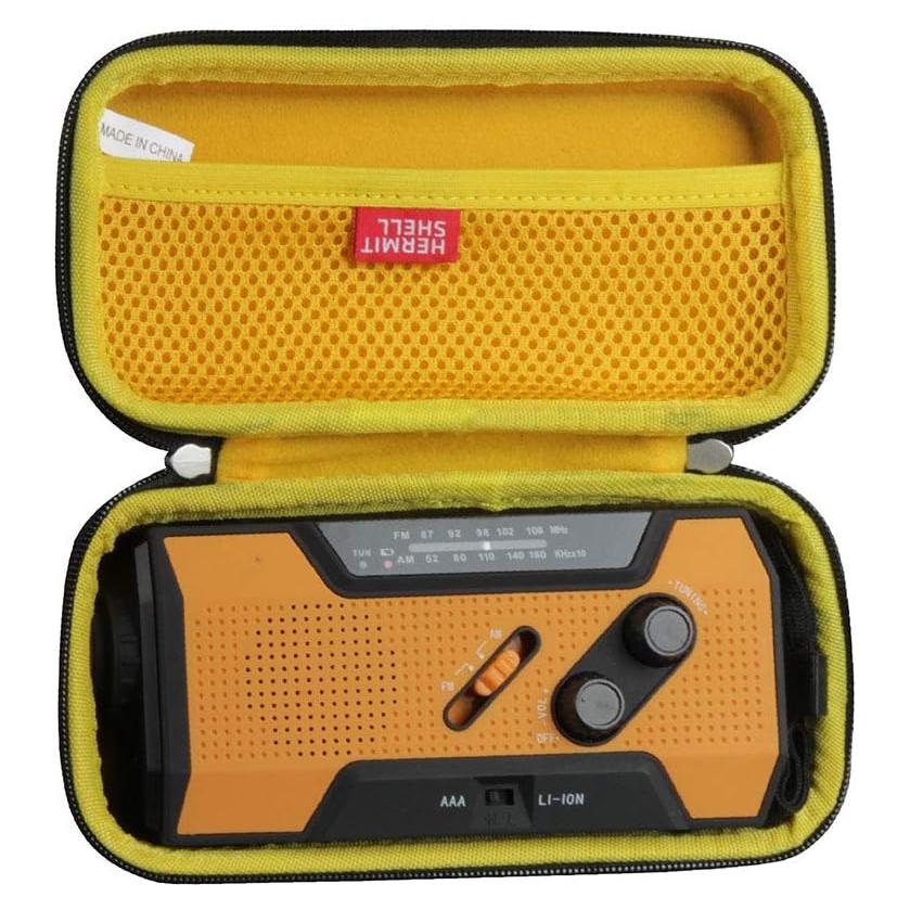 Funda dura Hermitshell para radio solar FosPower 16x6.8x5.1cm