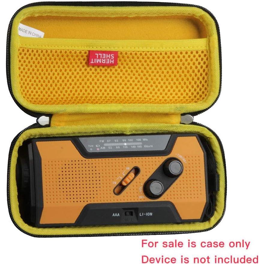 Funda dura Hermitshell para radio solar FosPower 16x6.8x5.1cm