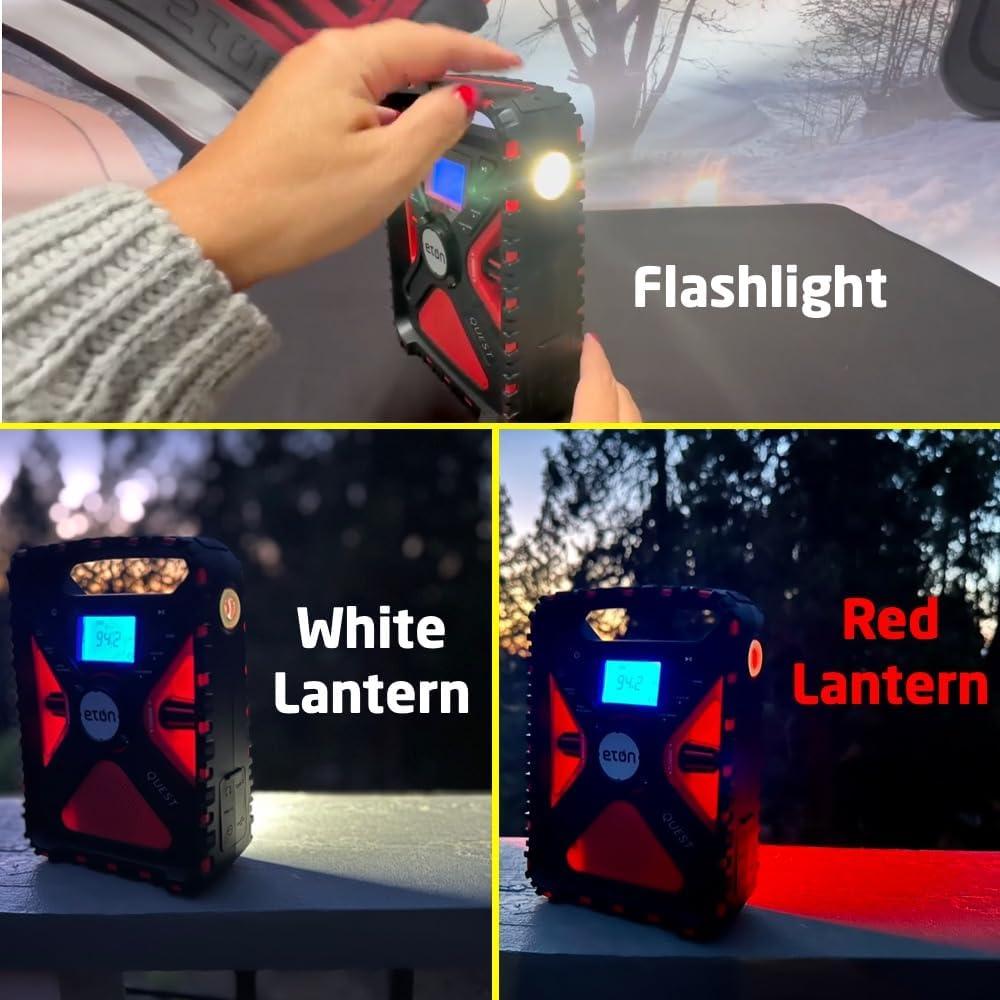 Radio Meteorológica Eton Quest con Manivela y Bluetooth