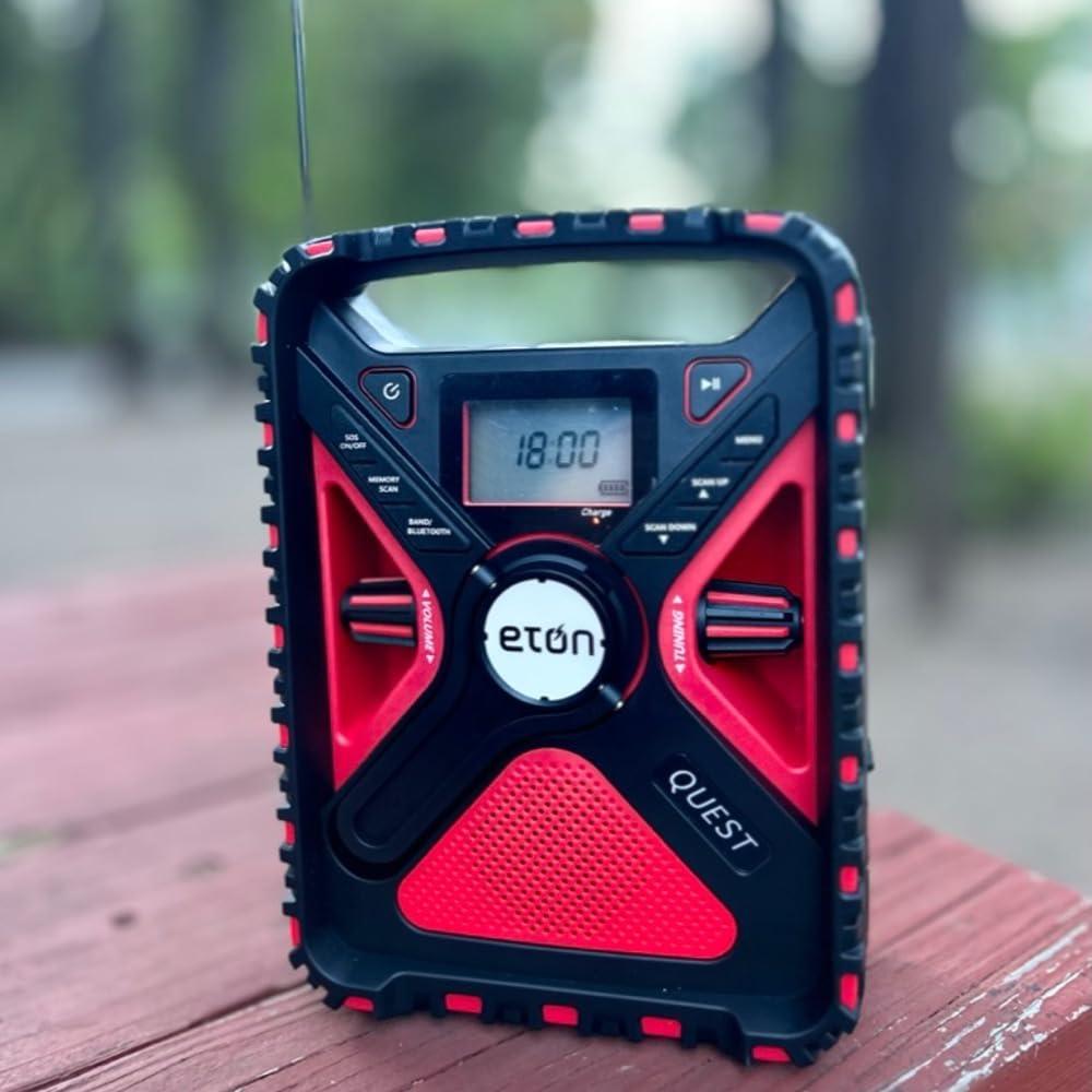 Radio Meteorológica Eton Quest con Manivela y Bluetooth