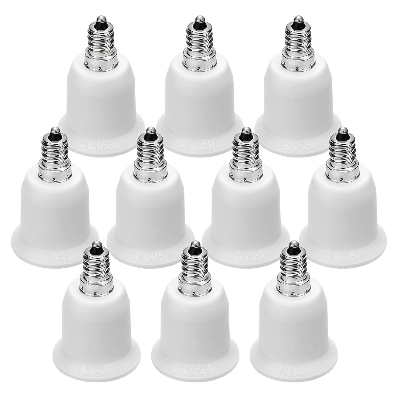 Adaptador E12 a E26 JACKYLED 10 Piezas 150W