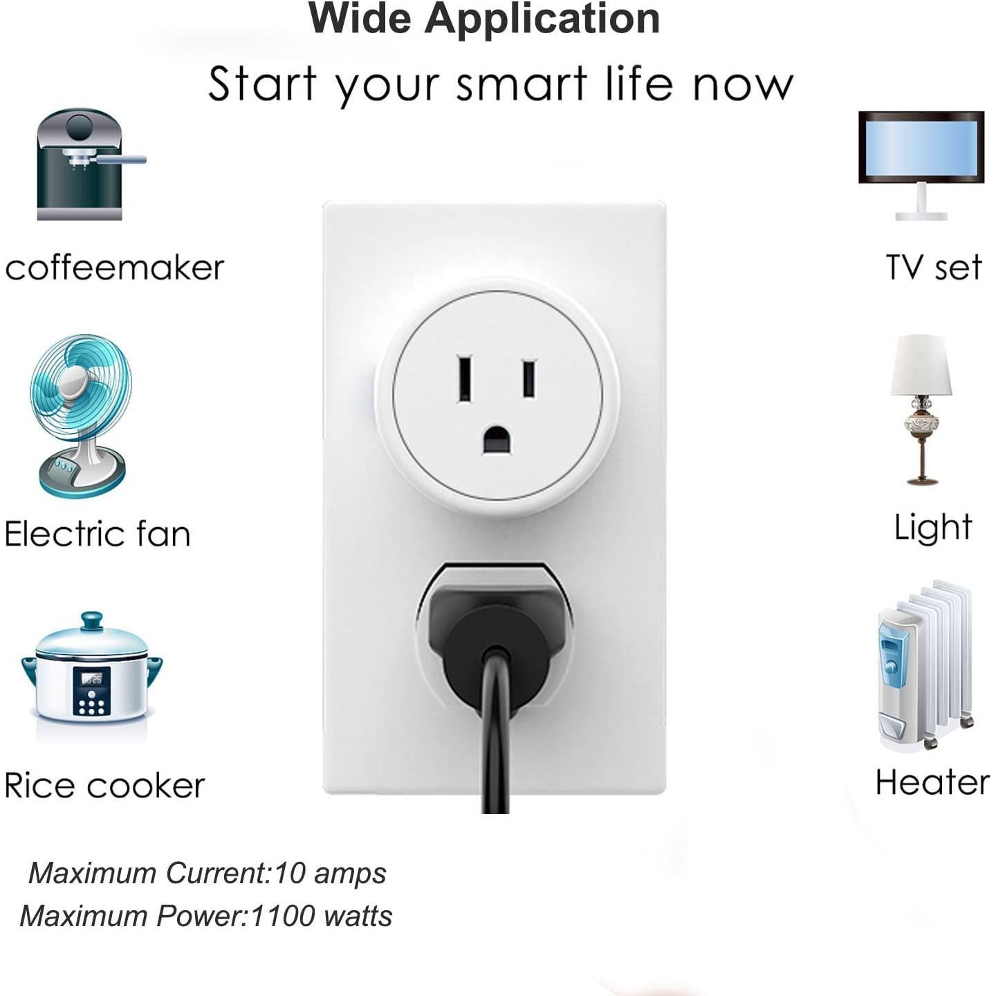 Enchufe Inteligente Zigbee ShenZhen 4-Pack Control Remoto