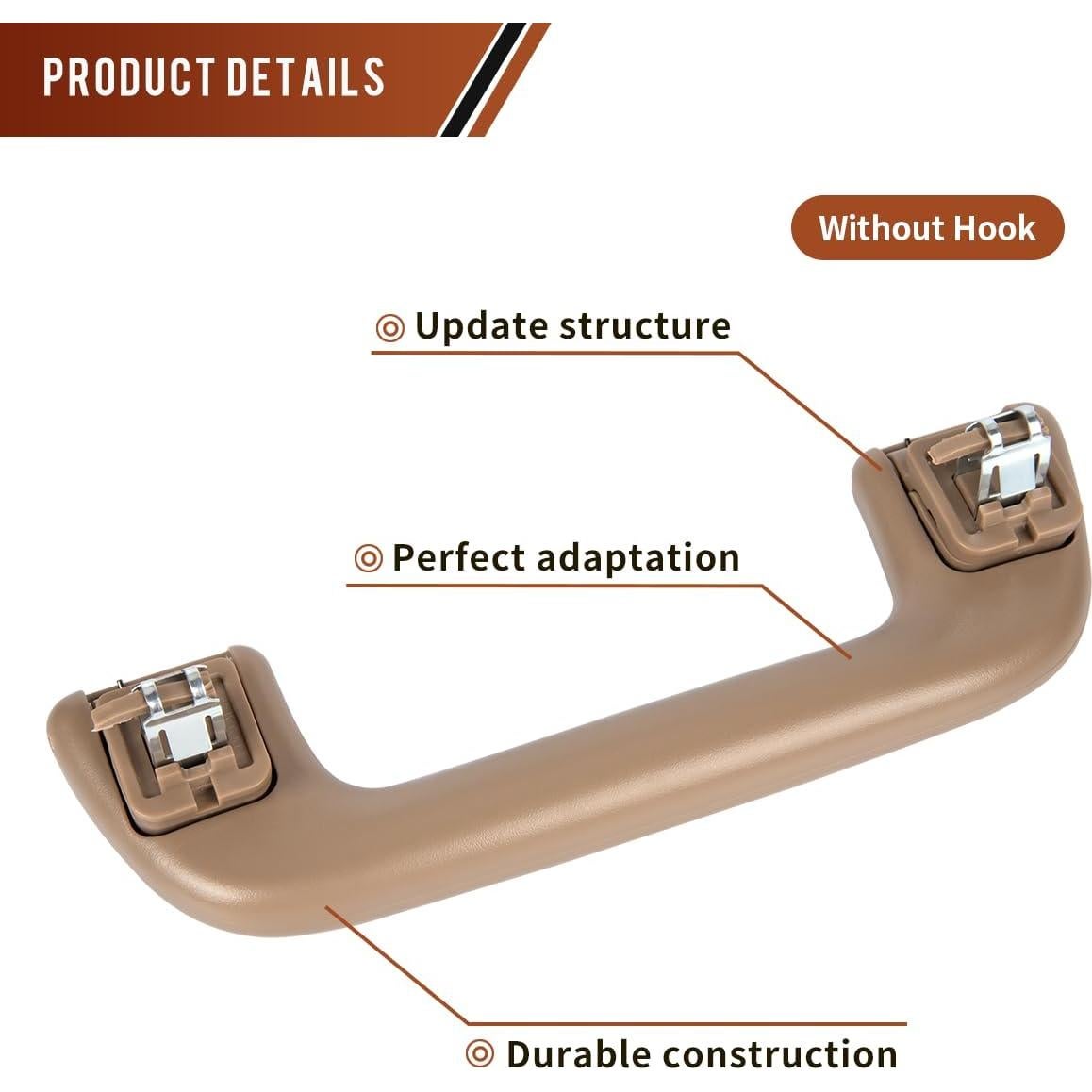 Mango de Agarre para Techo Toyota PAIMOHO Marrón Grisáceo