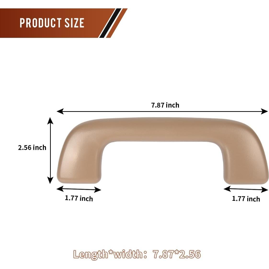 Mango de Agarre para Techo Toyota PAIMOHO Marrón Grisáceo