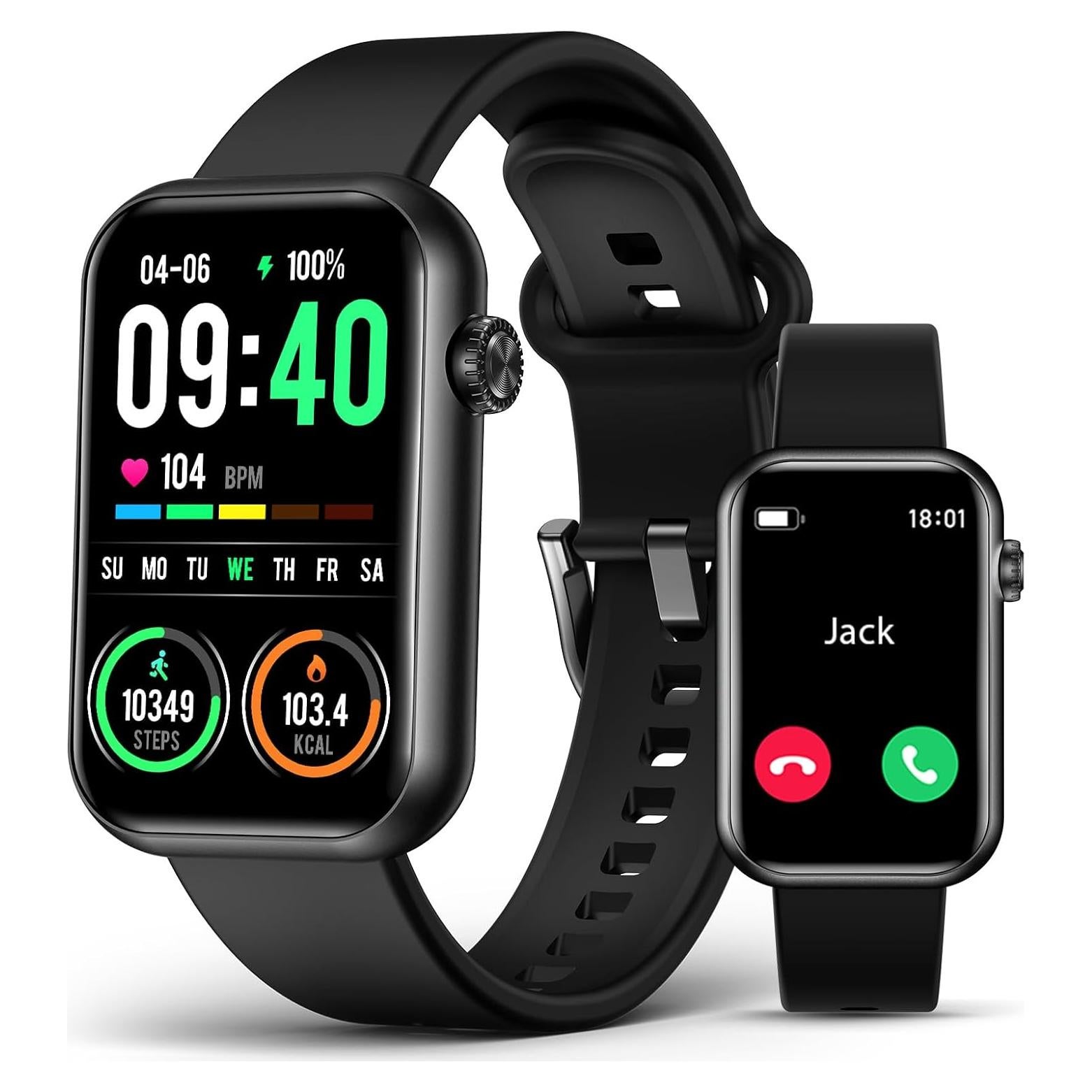 Reloj Inteligente EGQINR con Llamadas y Monitoreo de Salud
