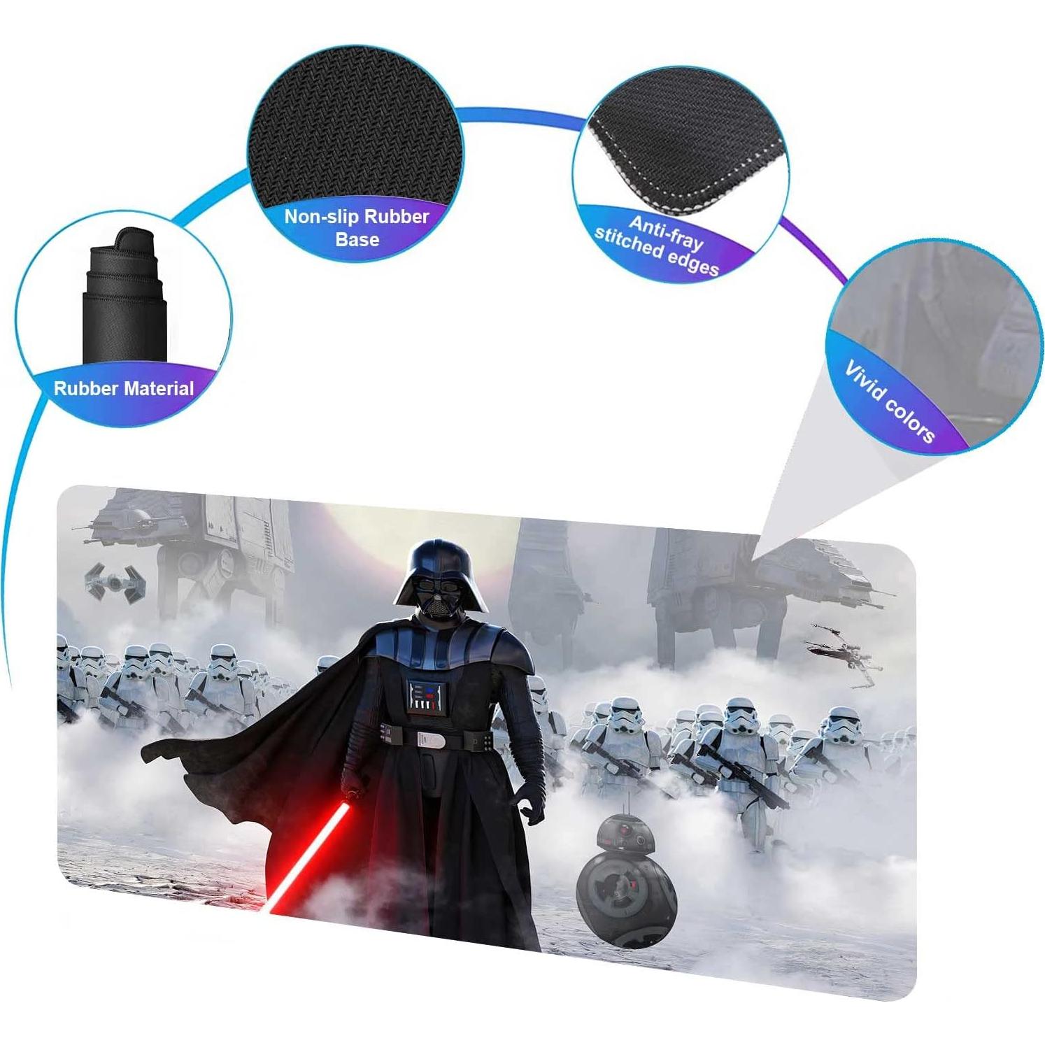 Alfombrilla de Ratón Gaming Grande GZESZT 80x40 cm Antideslizante