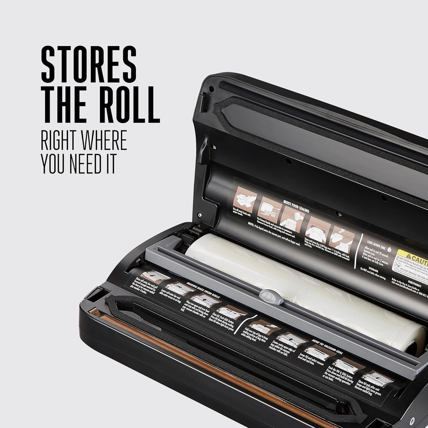 Máquina Selladora al Vacío Weston 65-3001-W 110W Negro