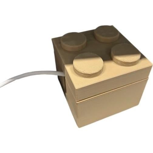 Organizador de Cables en Cubo Negro Pequeño - Enrollador Práctico