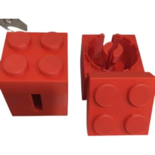 Organizador de Cables en Cubo Negro Pequeño - Enrollador Práctico