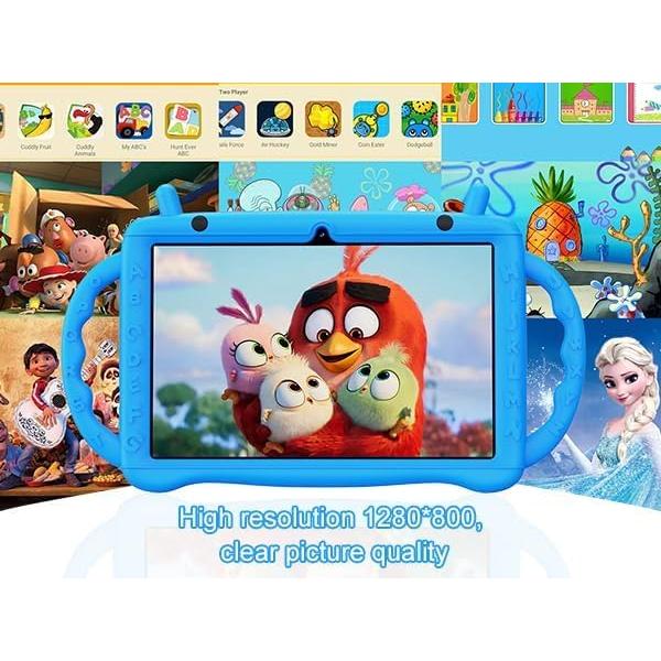 Tableta Semeakoko 10.1" Android 14 Niños 10GB RAM 64GB