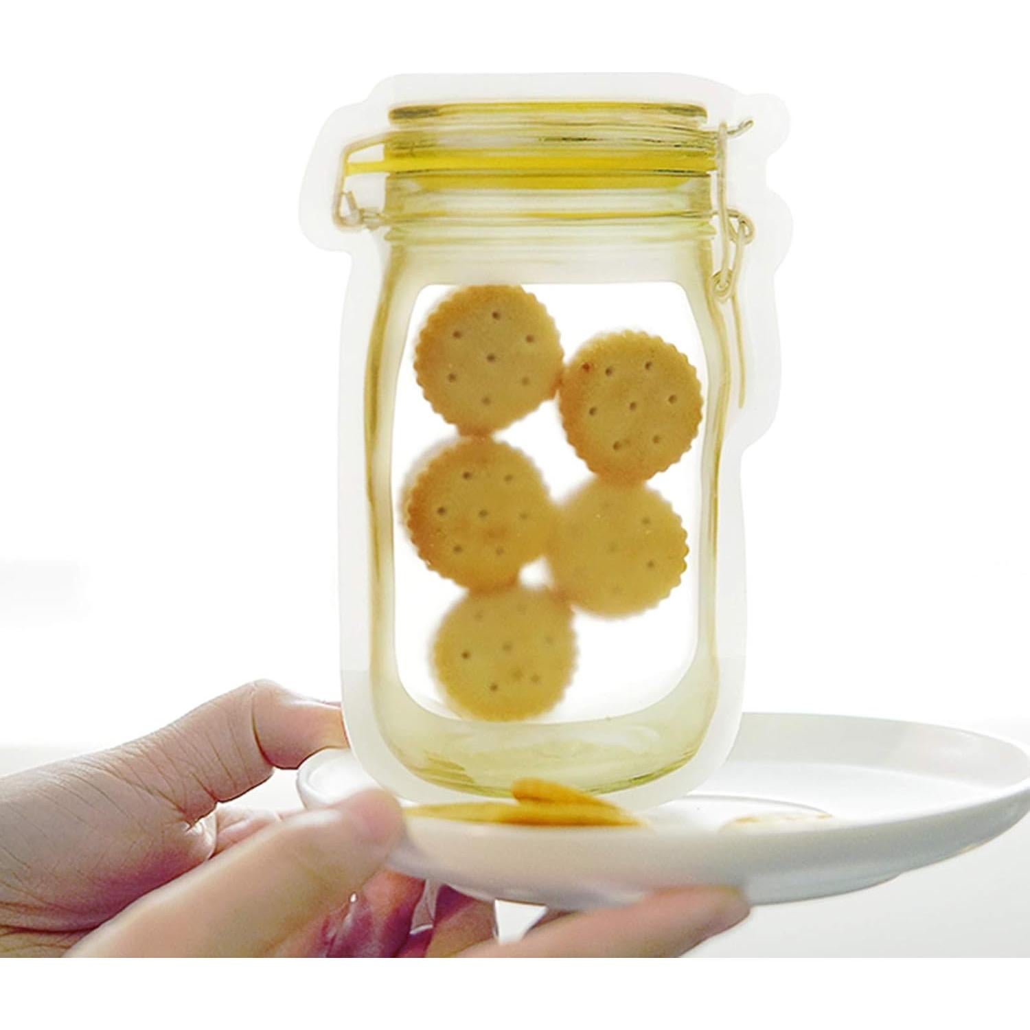 Bolsas Reutilizables de Frascos de Mason anGrace 20 Piezas 8 oz