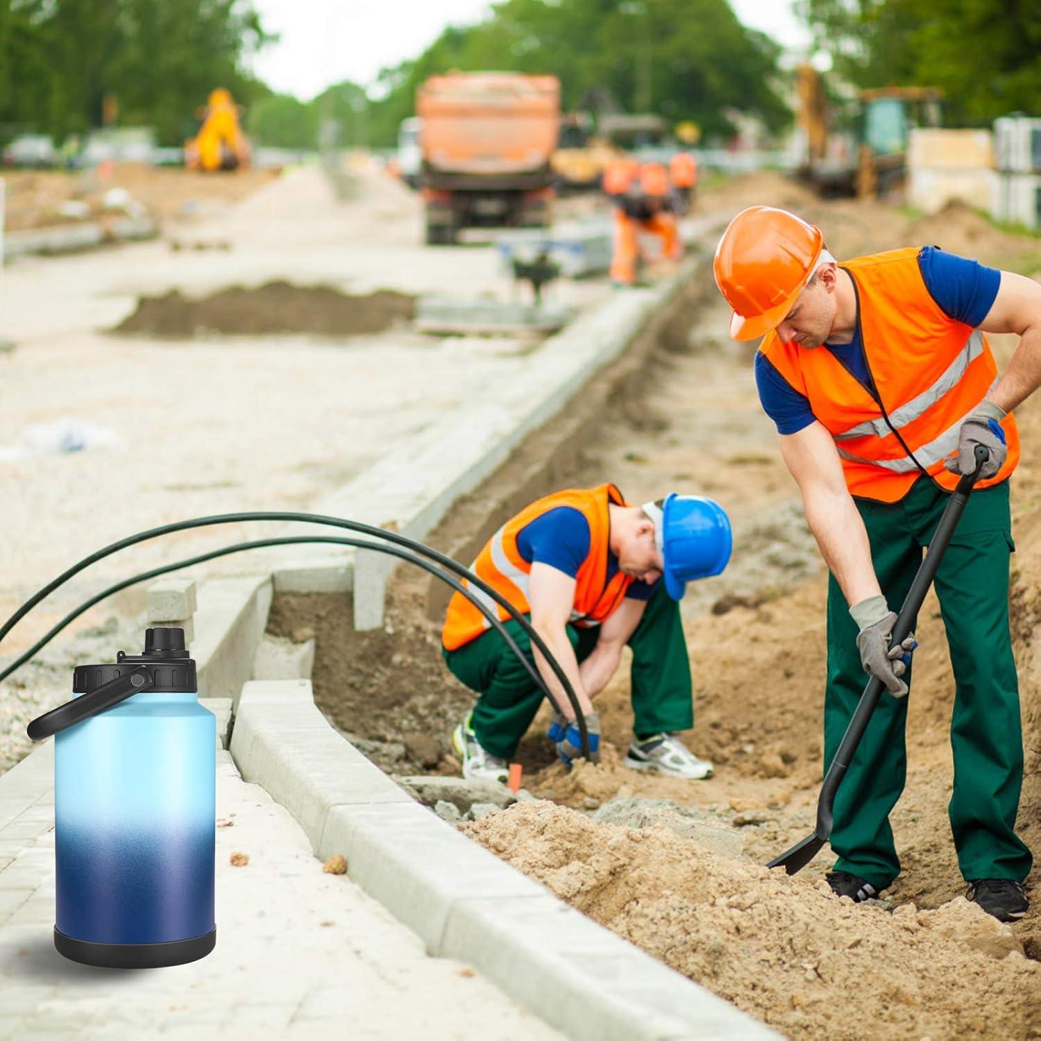 Jarra de Agua Aislada Sursip 128 Oz Acero Inoxidable Verde Militar