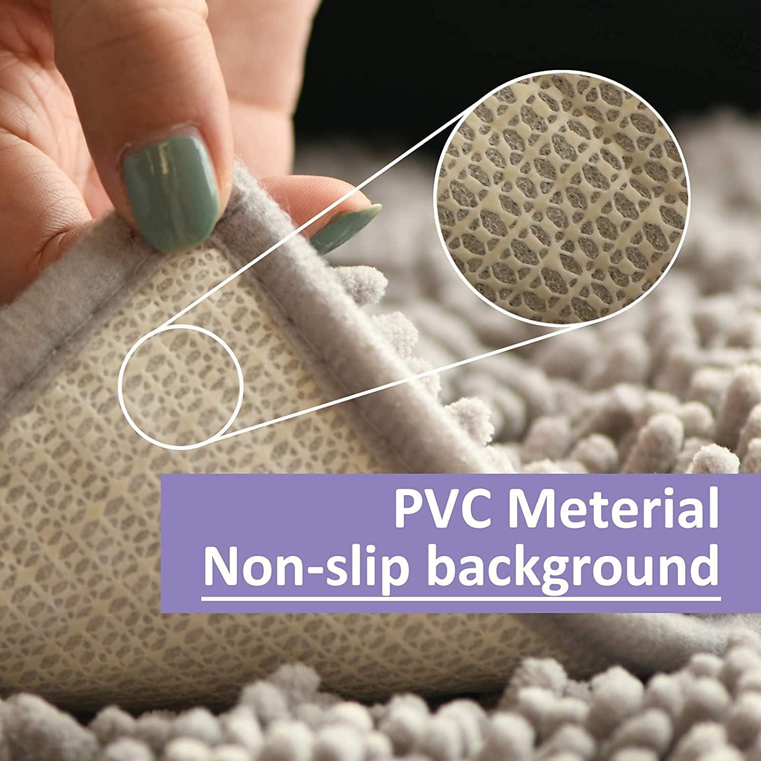 Conjunto de Alfombrillas de Baño RUN HELIX 2 Piezas Gris 81x51 cm