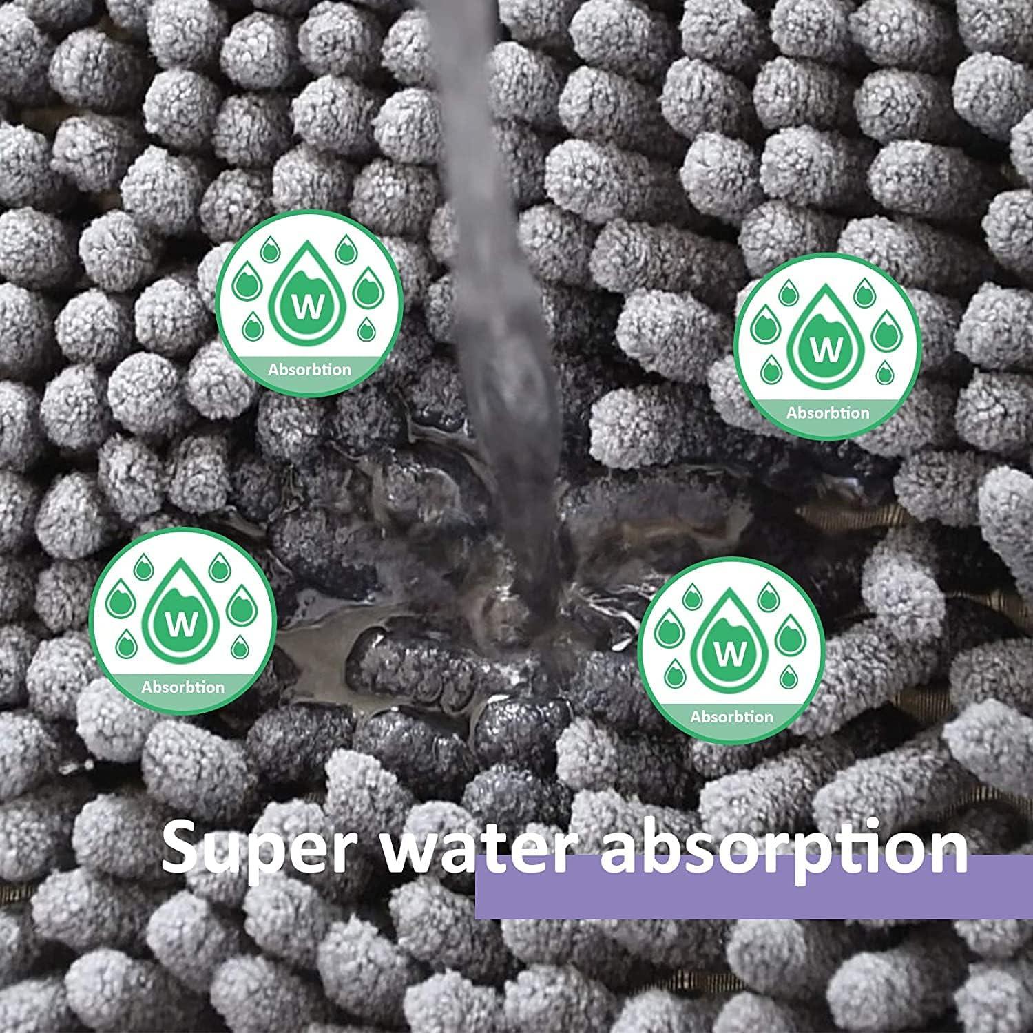 Conjunto de Alfombrillas de Baño RUN HELIX 2 Piezas Gris 81x51 cm