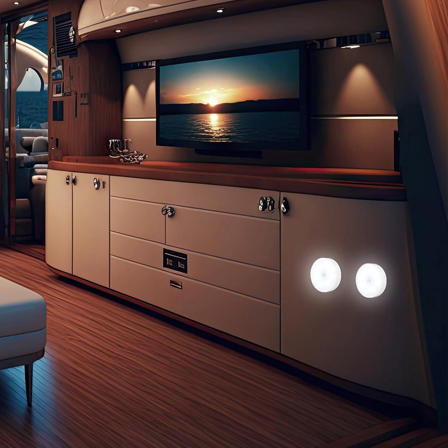 Luz Nocturna Magnética Glooglitter LED Recargable 8.5 cm