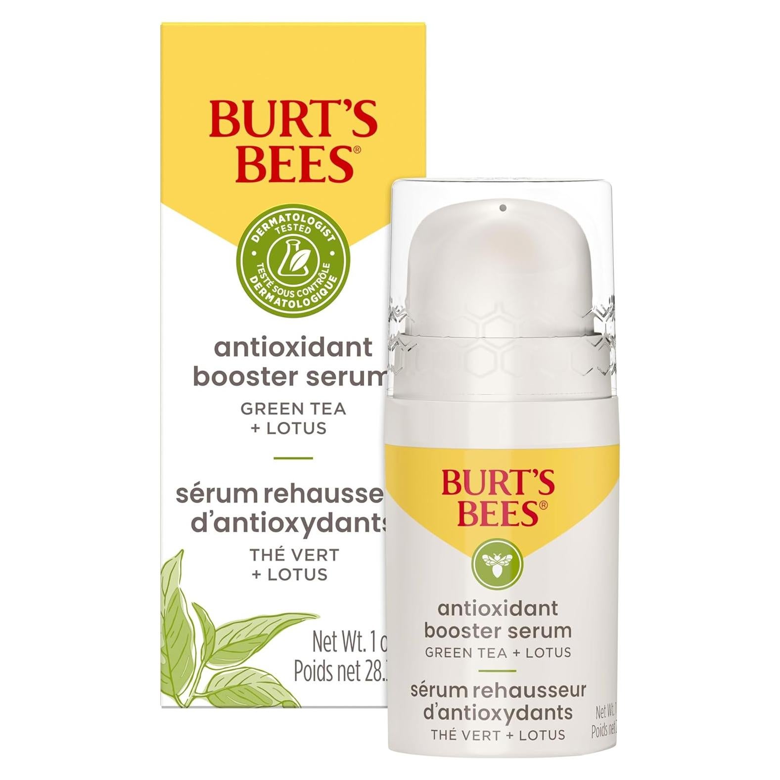 Suero Facial Antioxidante Burt's Bees 28.35 ml Té Verde