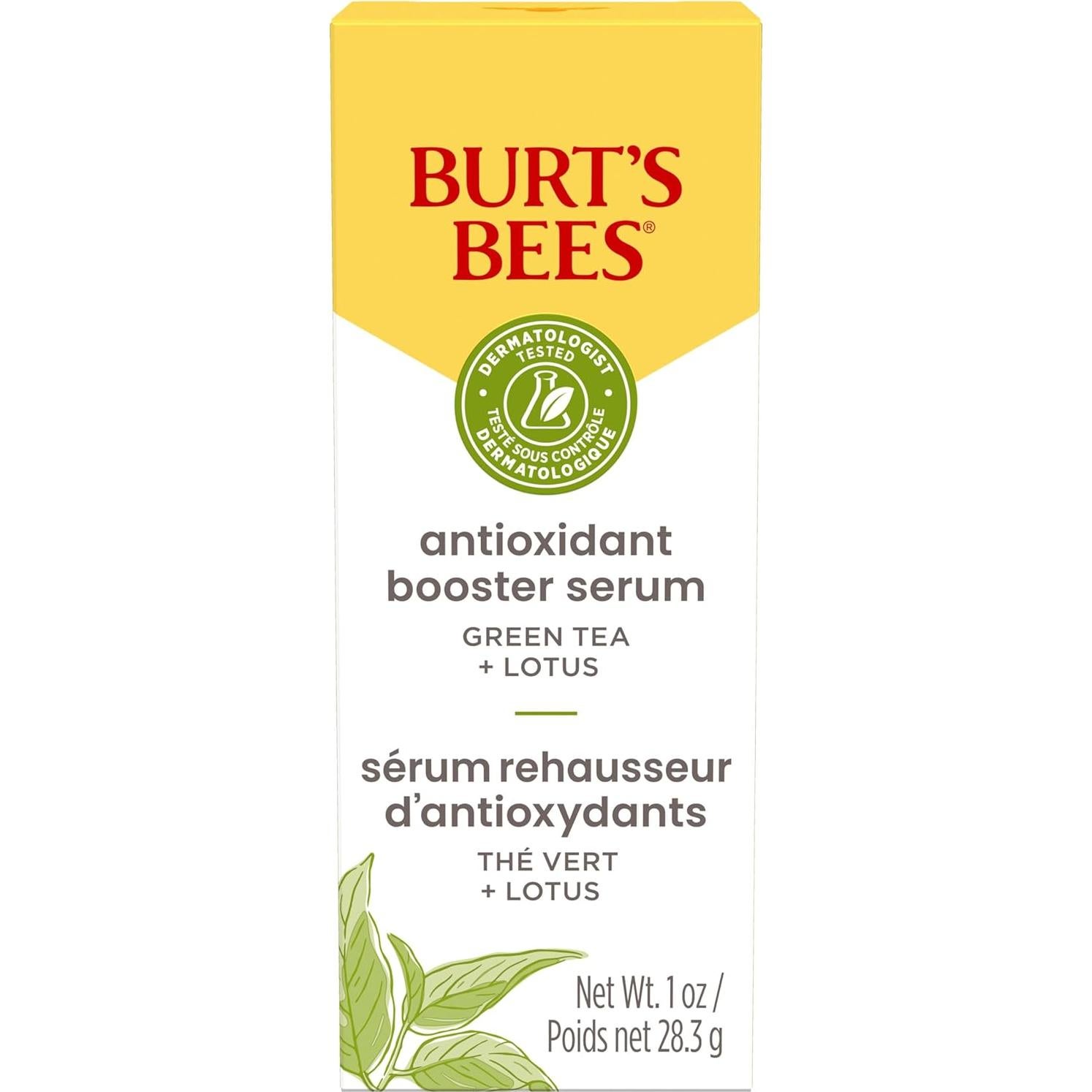Suero Facial Antioxidante Burt's Bees 28.35 ml Té Verde