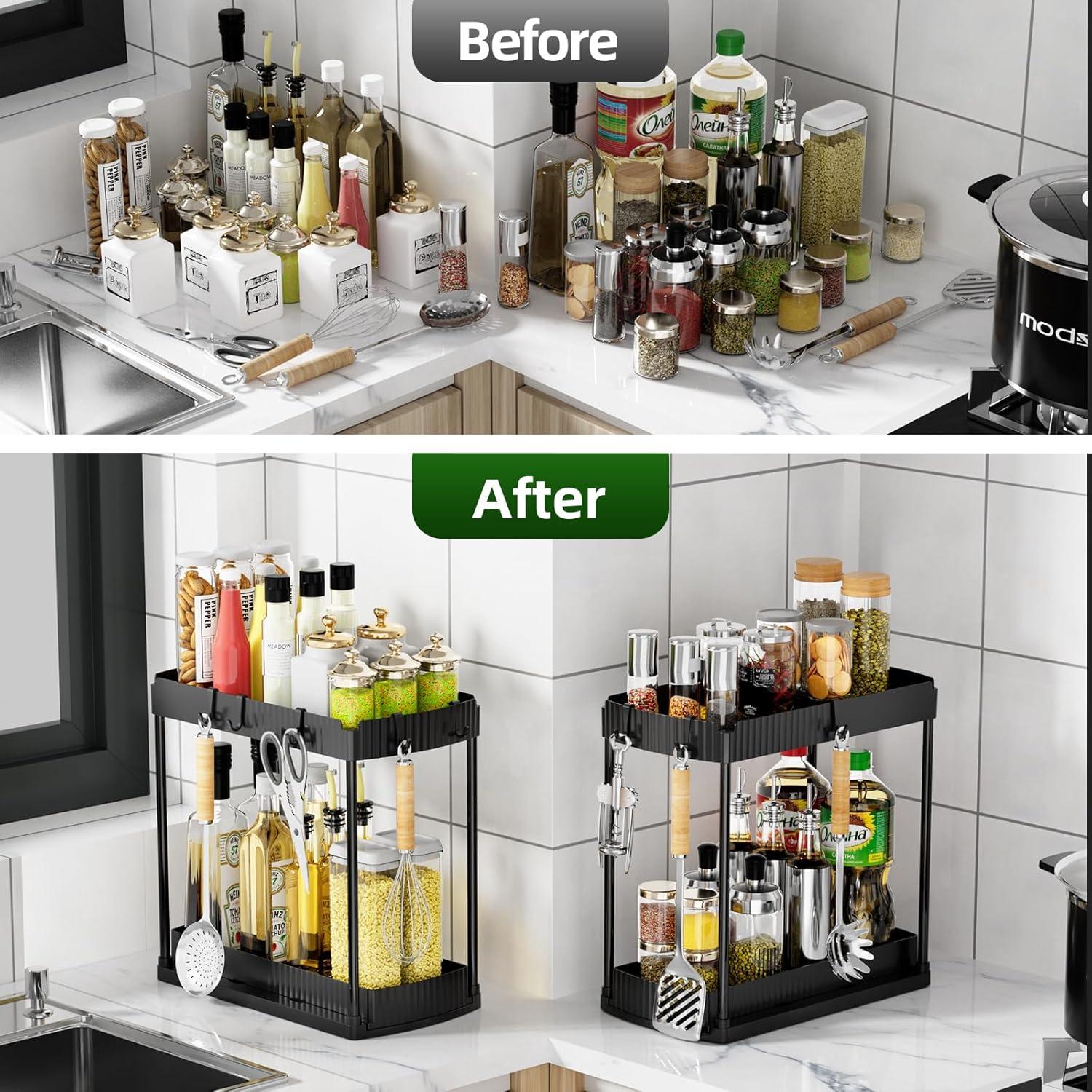 Organizador Bajo Fregadero Sthumsup 2 Niveles Expandible