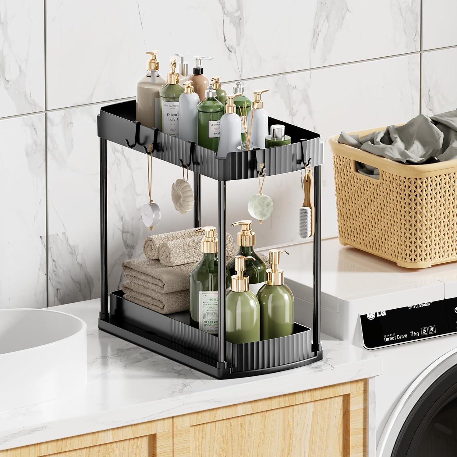 Organizador Bajo Fregadero Sthumsup 2 Niveles Expandible