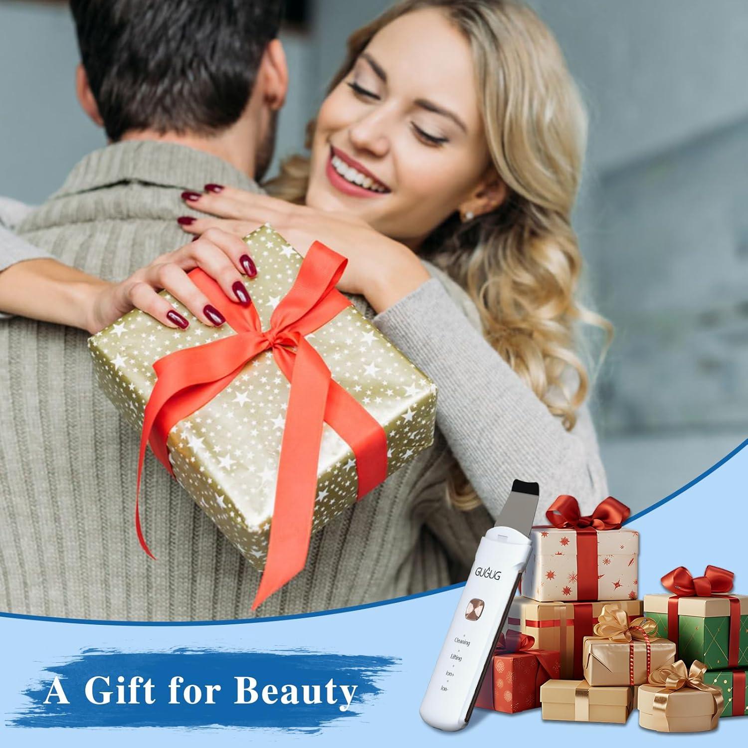 GUGUG Skin Scrubber 4-en-1 Espátula Facial IPX8 Limpiador de Poros