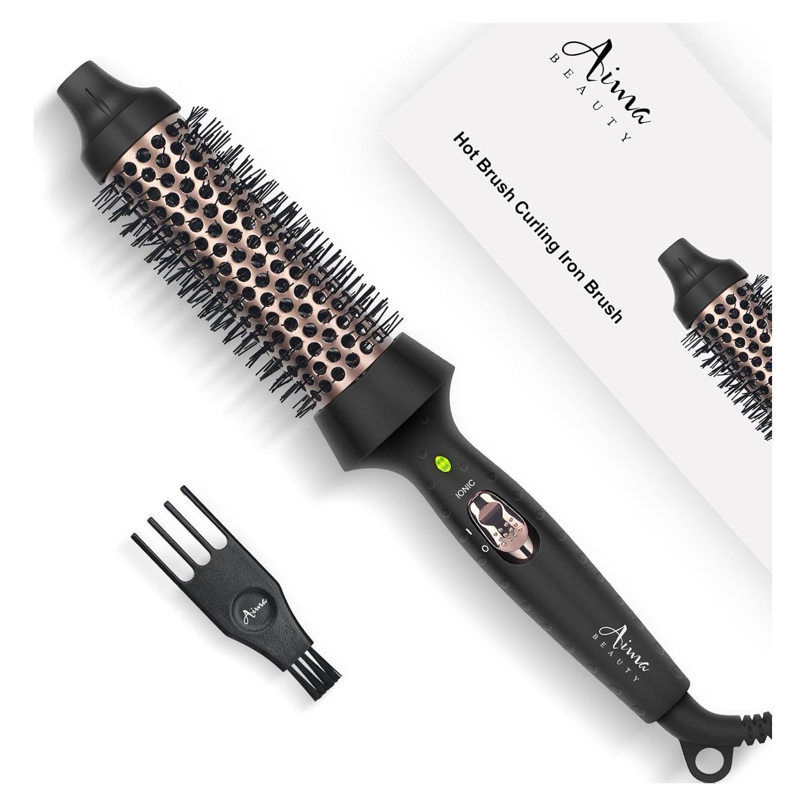 Cepillo Térmico Aima Beauty 35mm Voluminizador Negro
