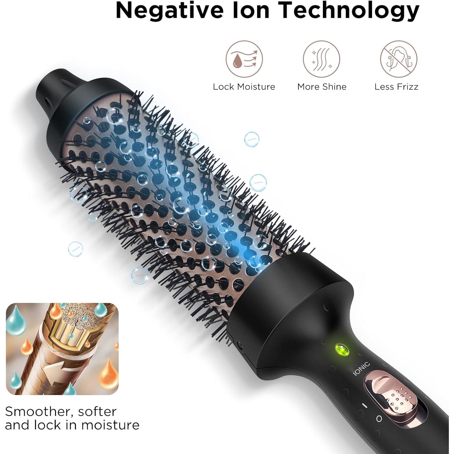 Cepillo Térmico Aima Beauty 35mm Voluminizador Negro